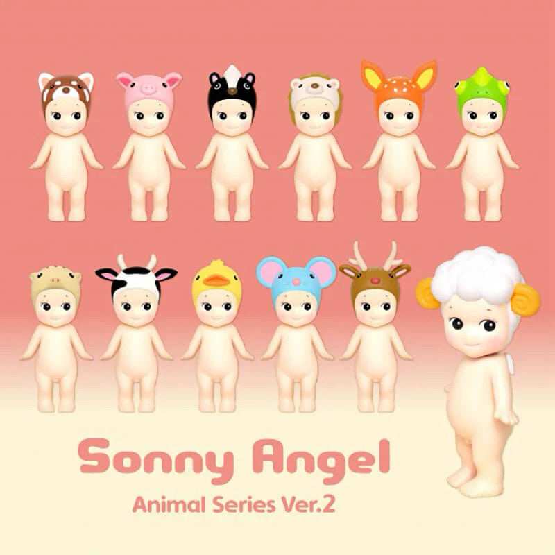 Sonny Angel collectible figure from Animal Series Version 2, featuring a charming mini angel design with themed headgear.
