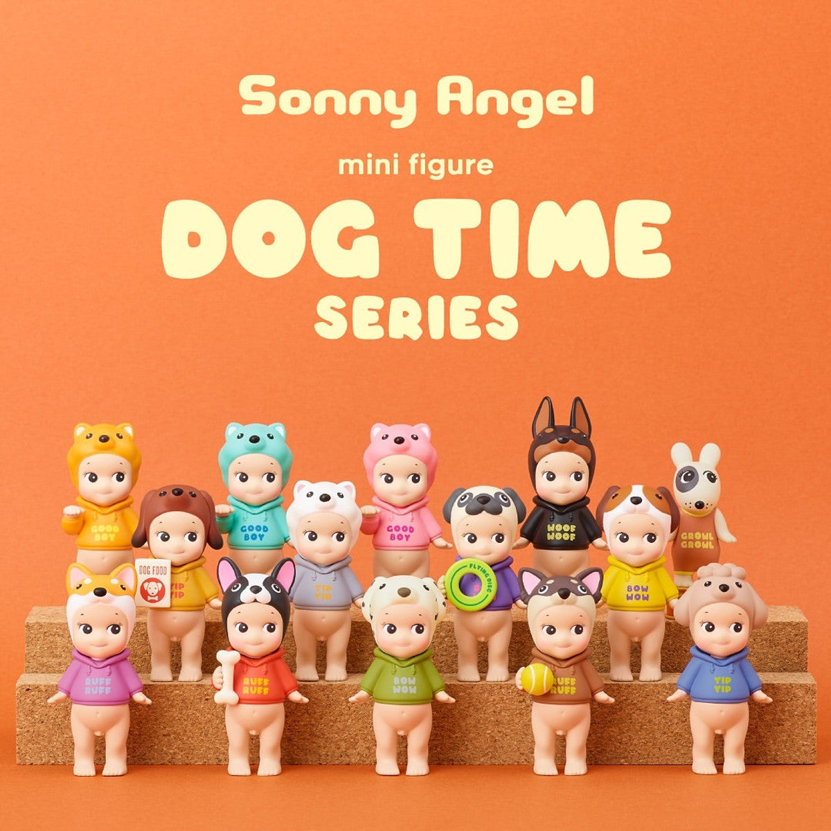 Sonny Angel collectible figure from Sonny Angel Dog Time Series, featuring a charming mini angel design with themed headgear.