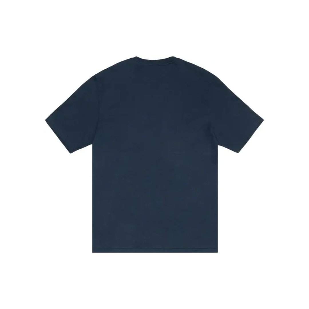 Stussy Refracted Tee Navy, brand new cotton T-shirt with refracted Stussy logo print on front, short sleeves.