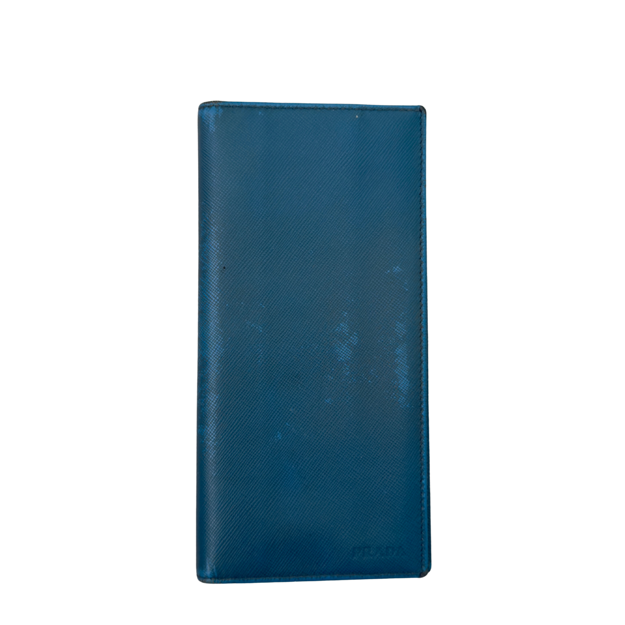 Prada Saffiano Baby Blue Long Wallet