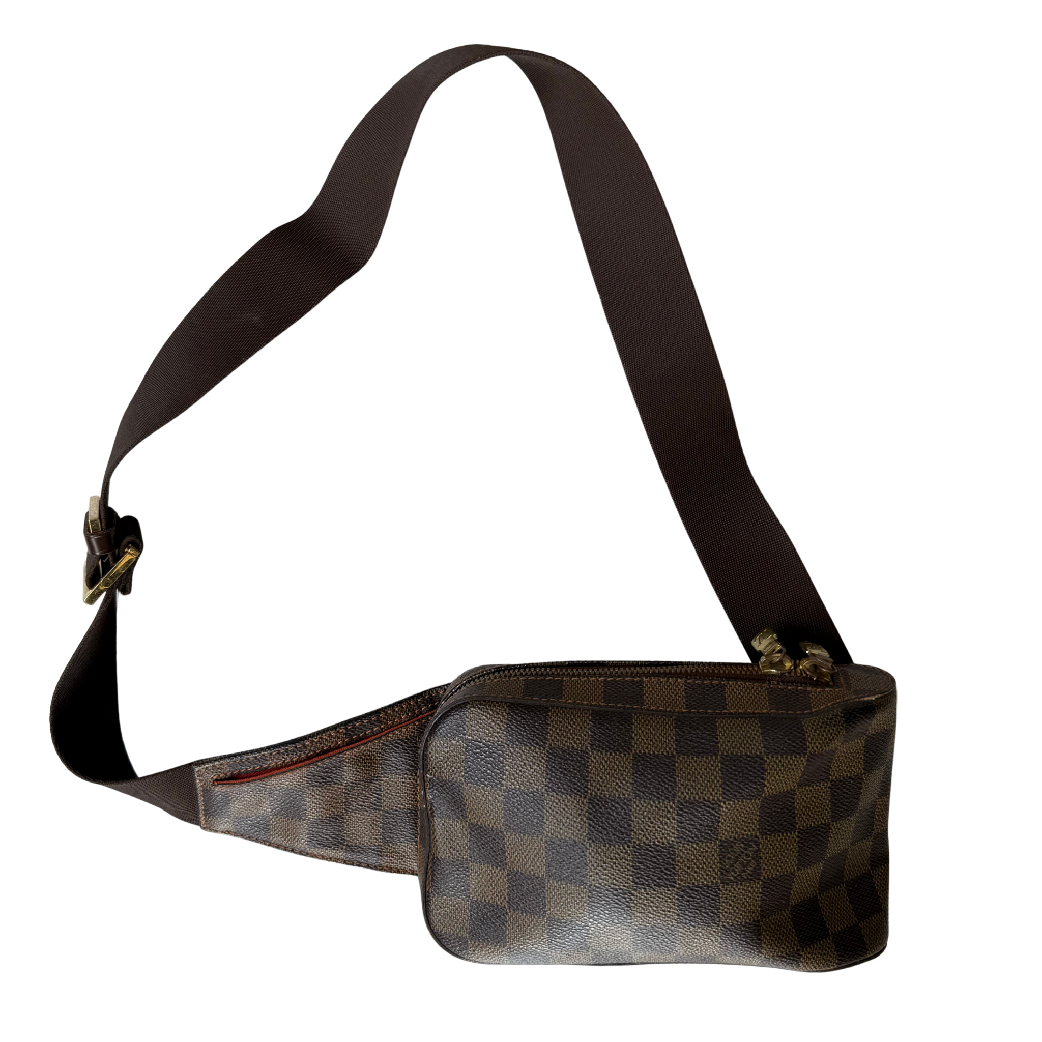 Louis Vuitton Geronimos Brown Damier Shoulder / Belt Bag