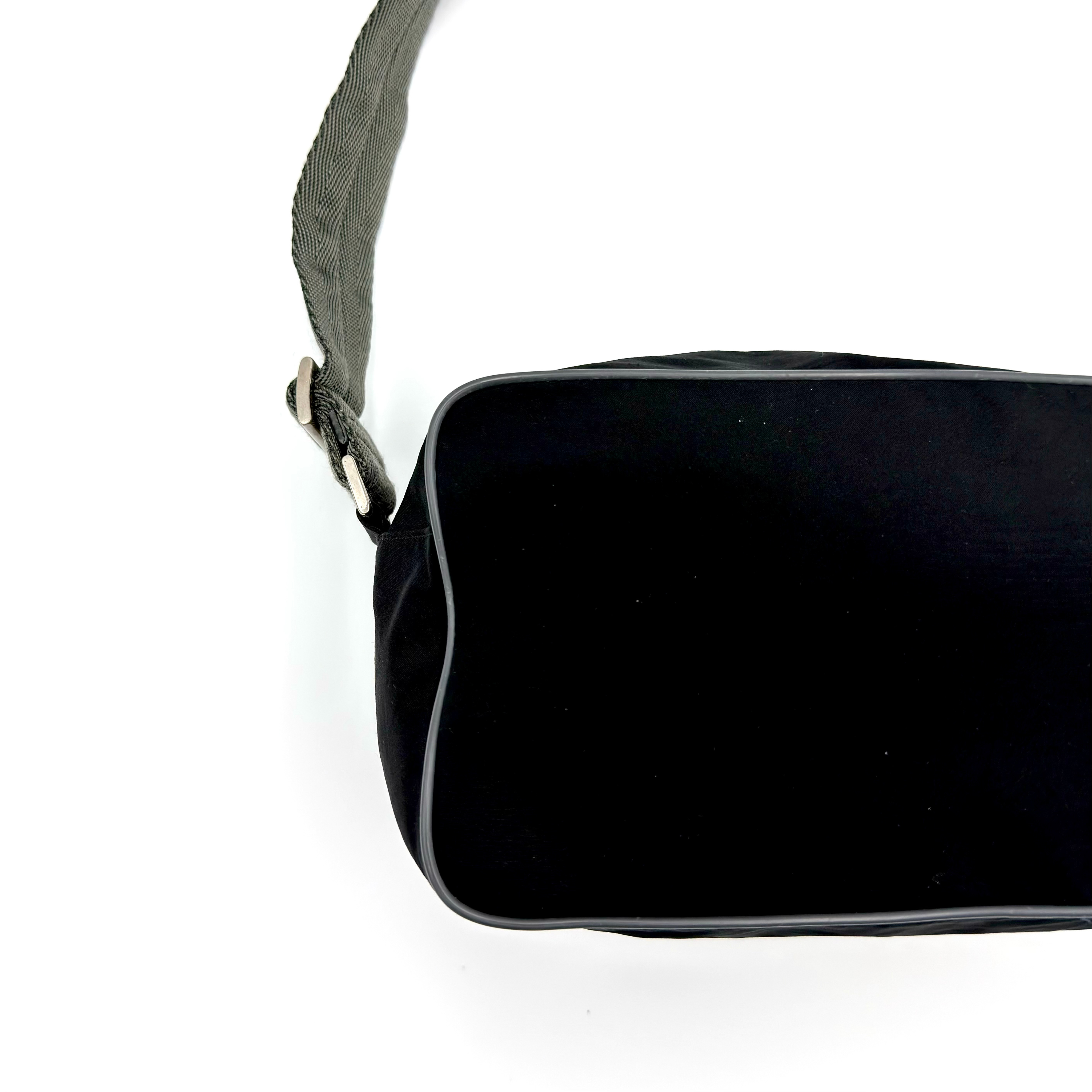 Prada Sport Nylon Shoulder Bag Black