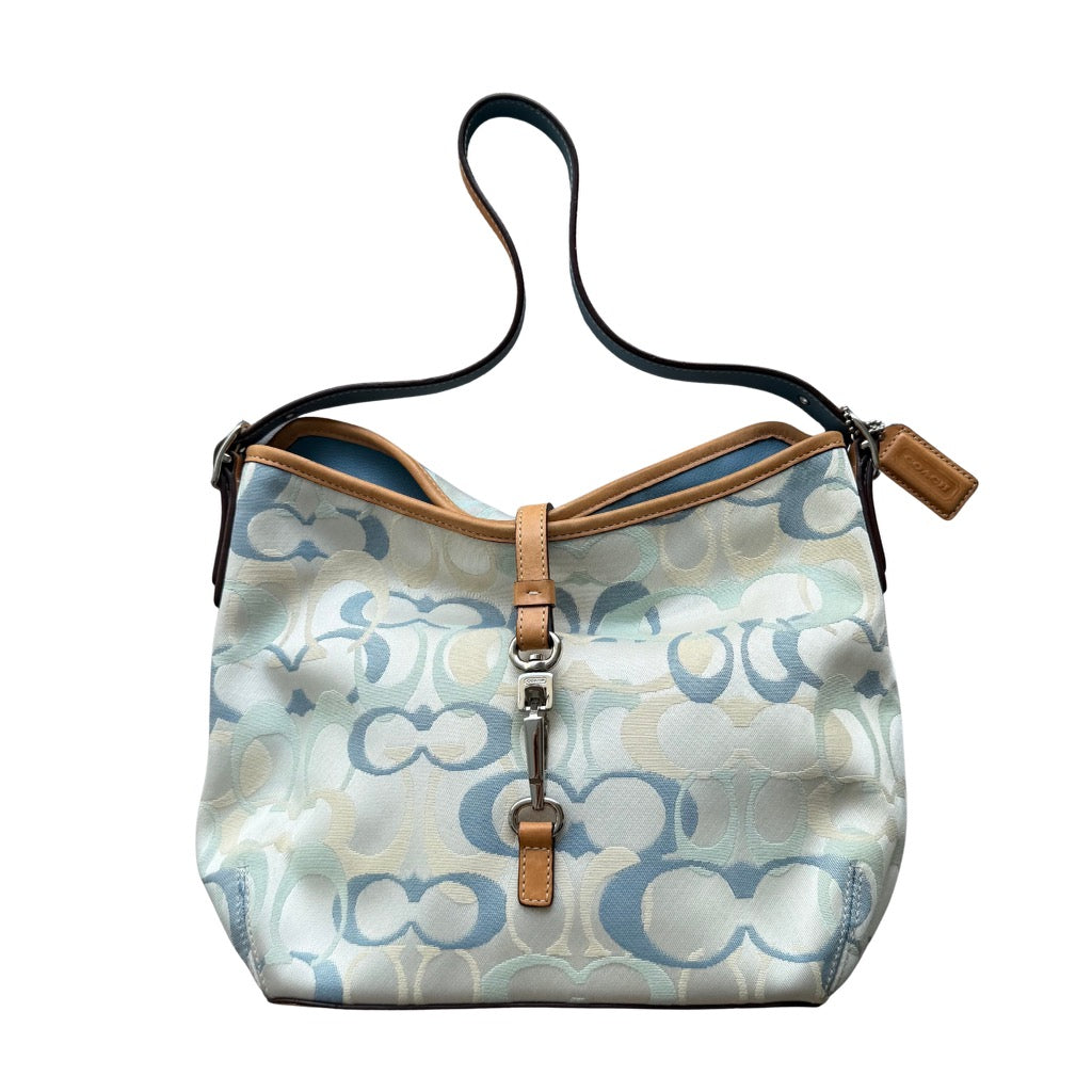 Coach Signature Clip Shoulder Bag Multicolor