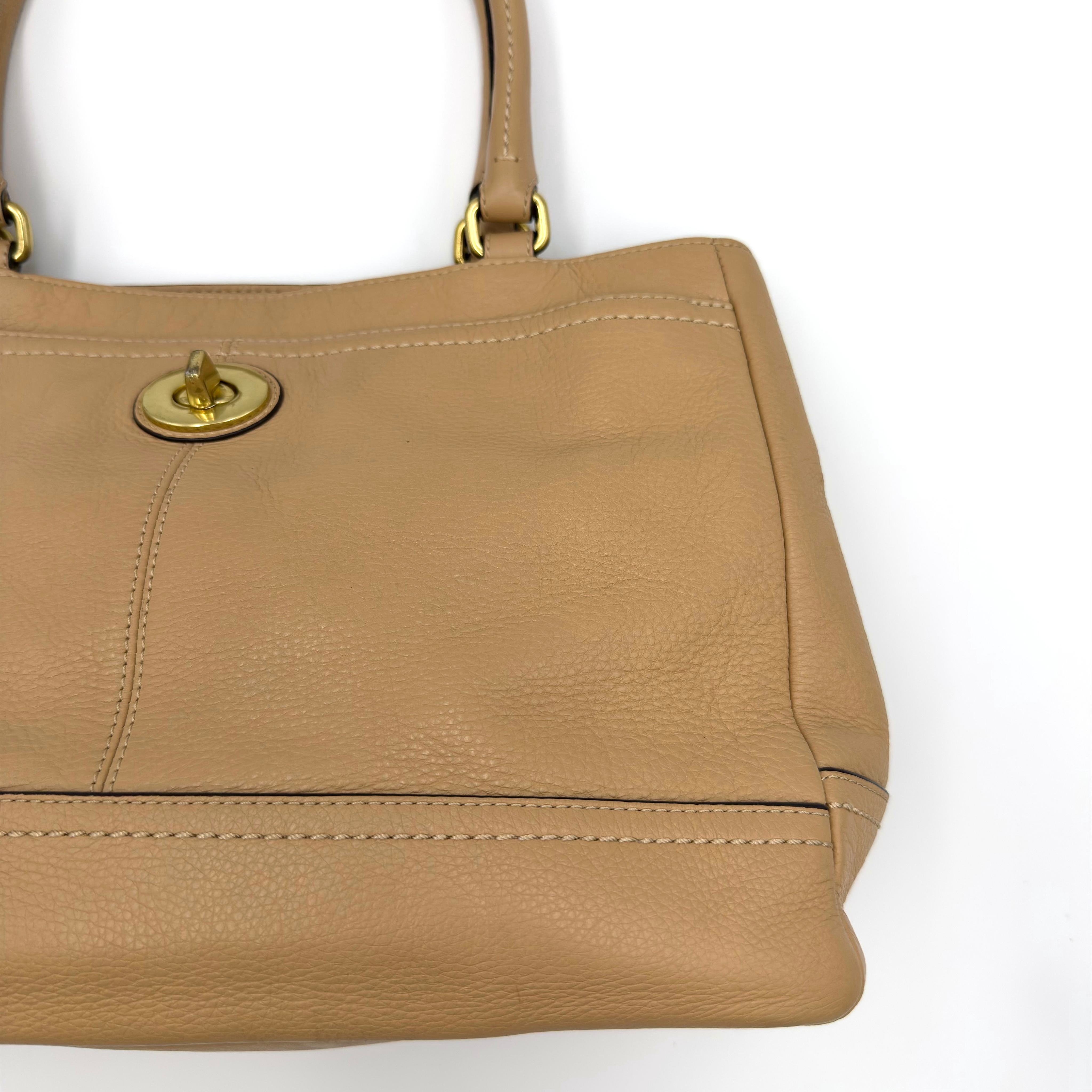 Coach Park Carryall Shoulder Bag Brown