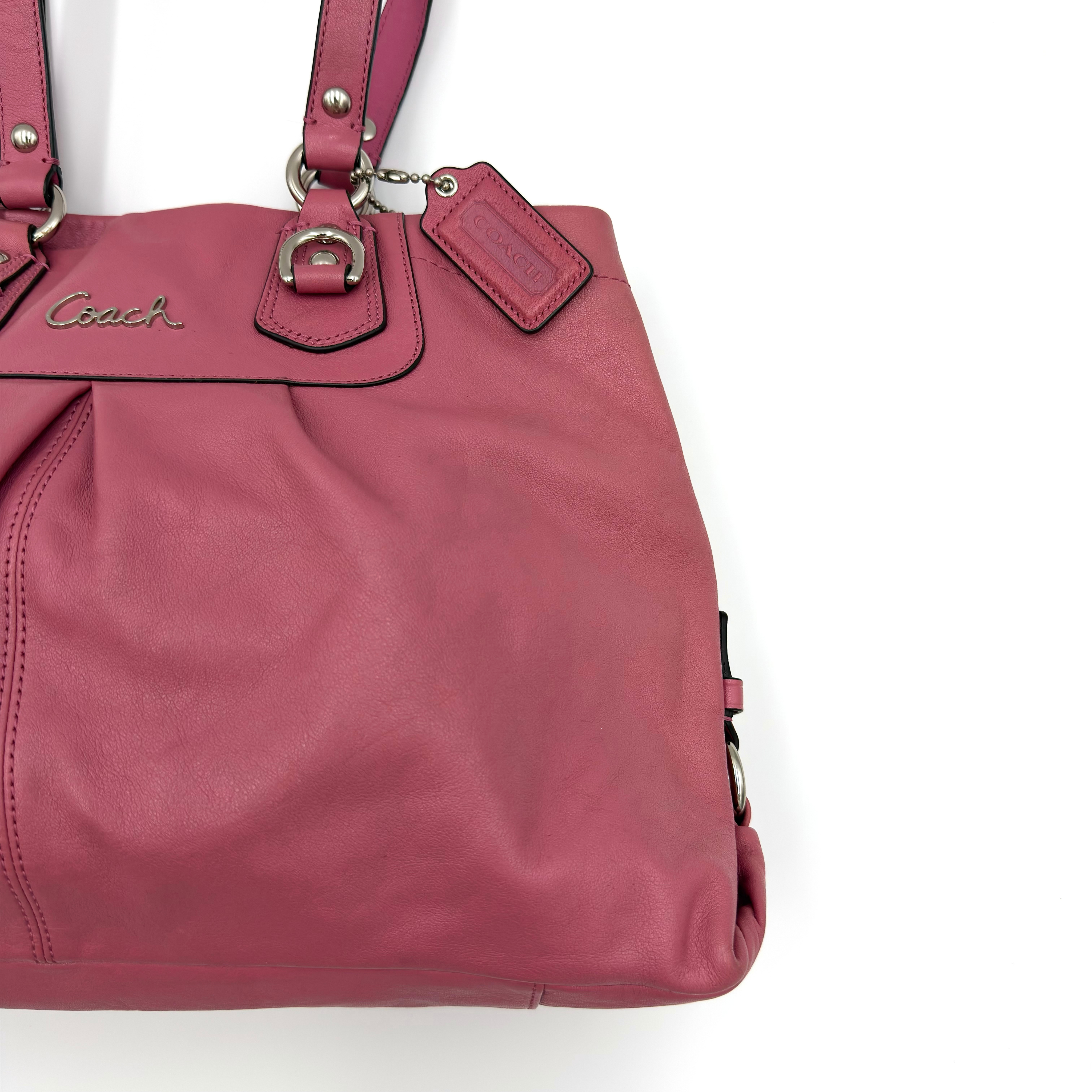 Coach 2Way Ashley Shoulder Bag Pink