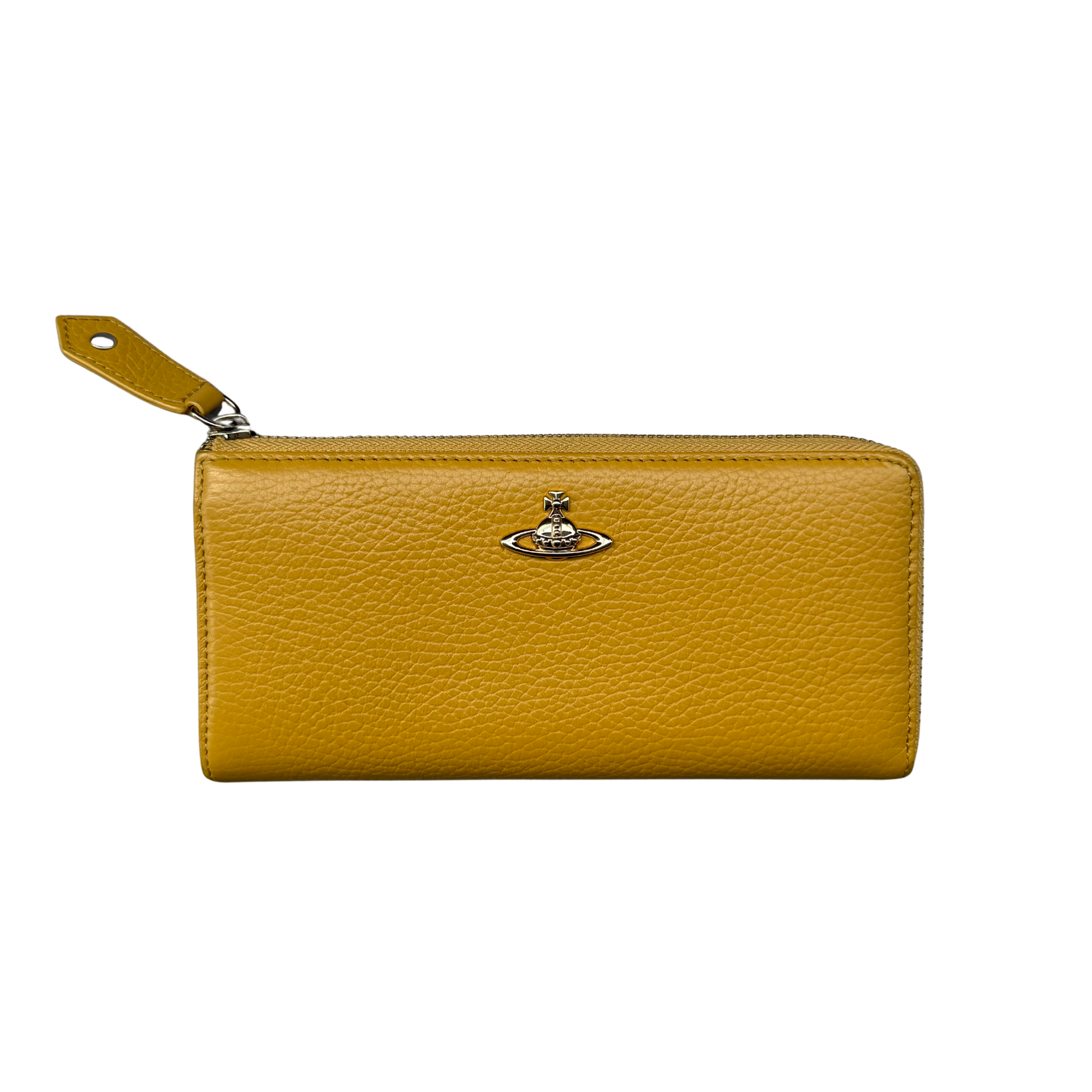 Vivienne Westwood Signature Orb Long Wallet Yellow