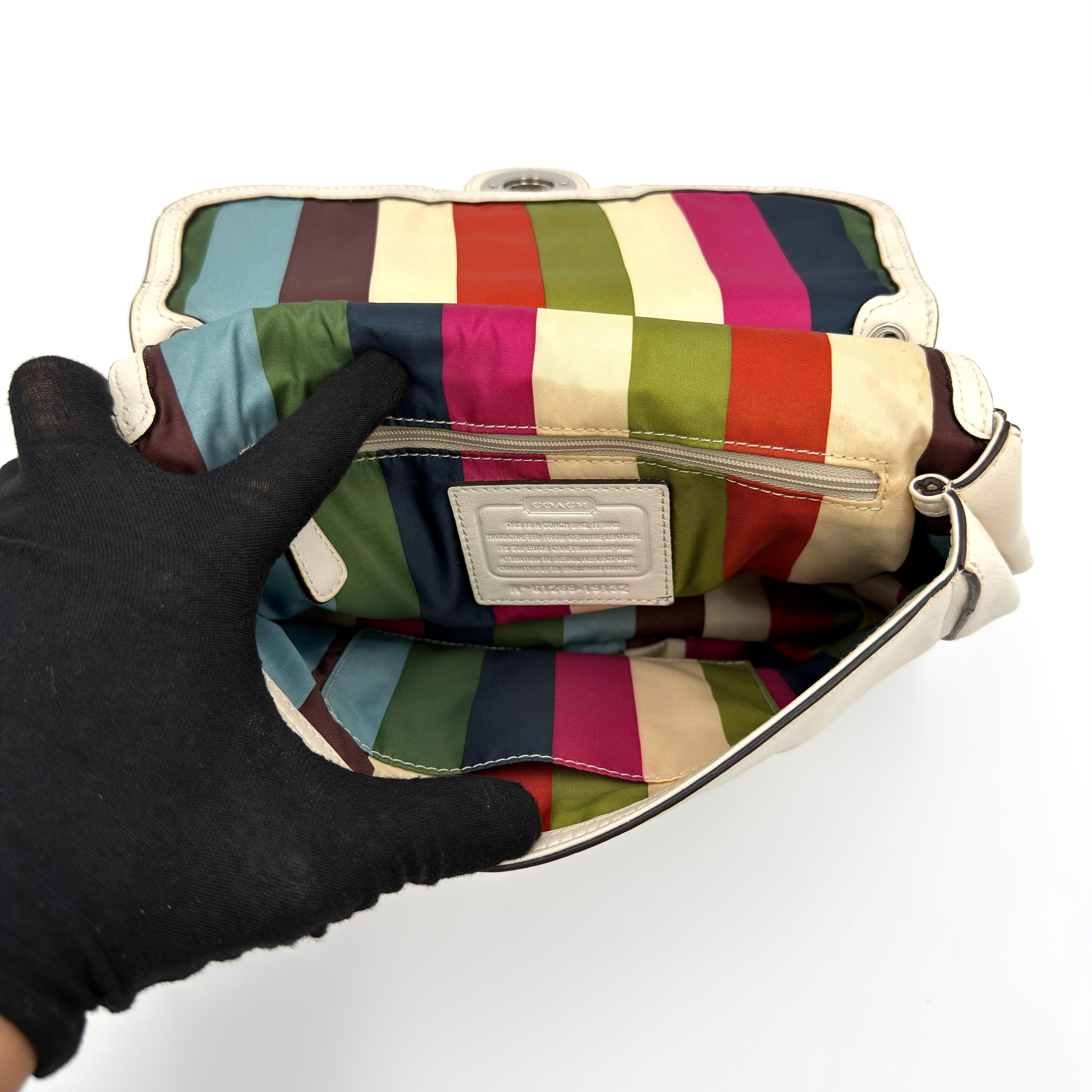 Coach 2Way Legacy Willis Shoulder Bag White