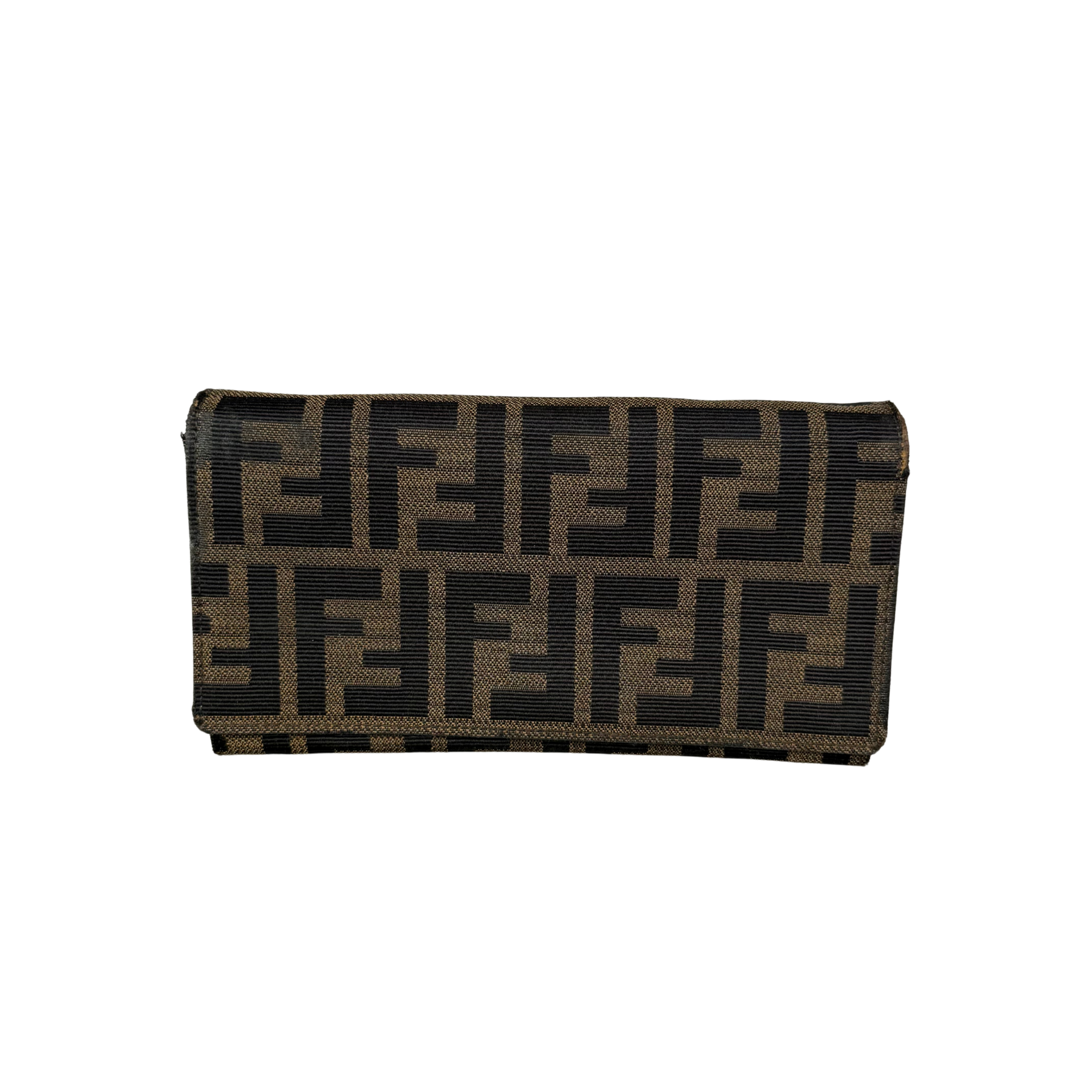 Fendi Zucca Canvas Long Wallet