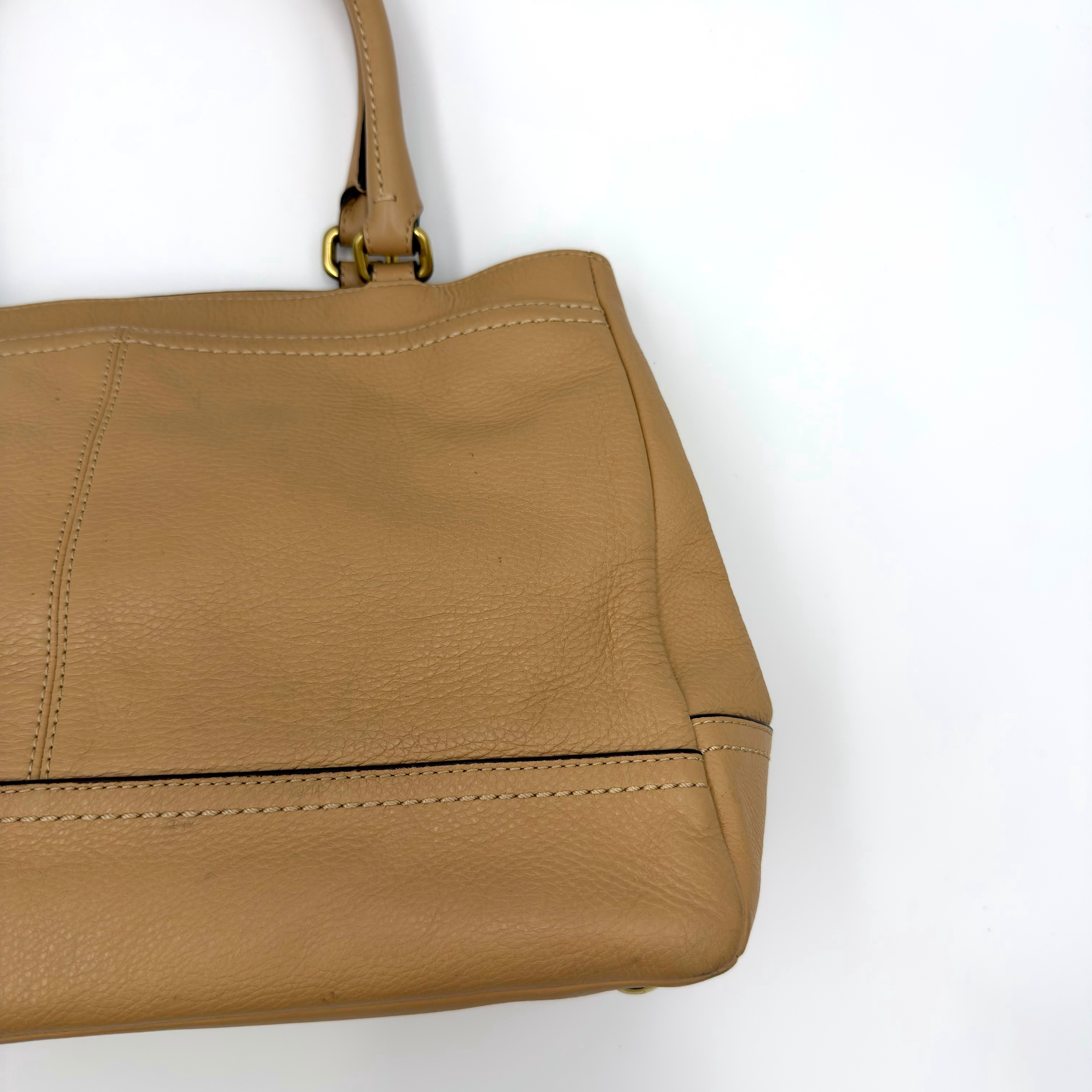 Coach Park Carryall Shoulder Bag Brown