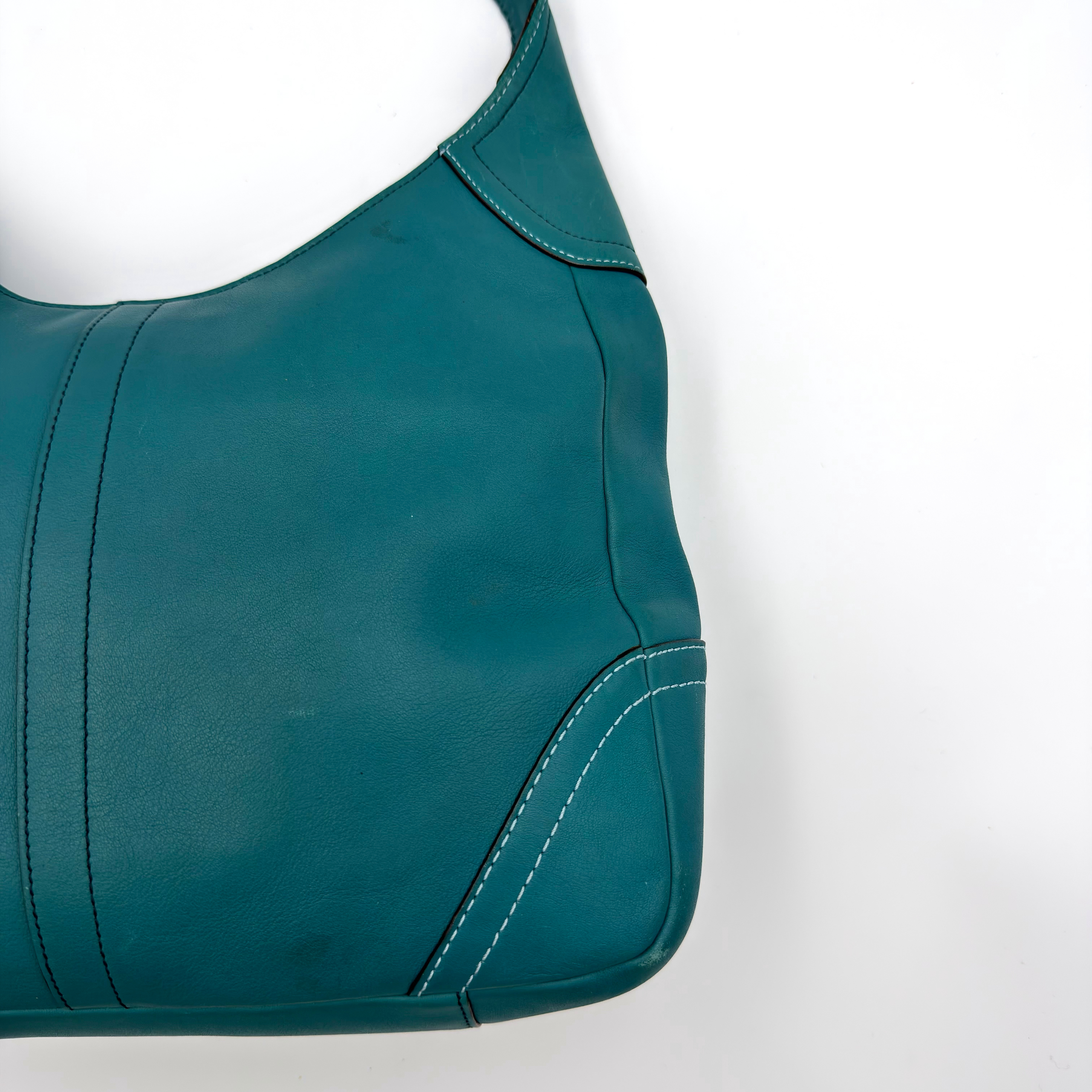Coach Hamilton Hobo Shoulder Bag Turquoise Blue