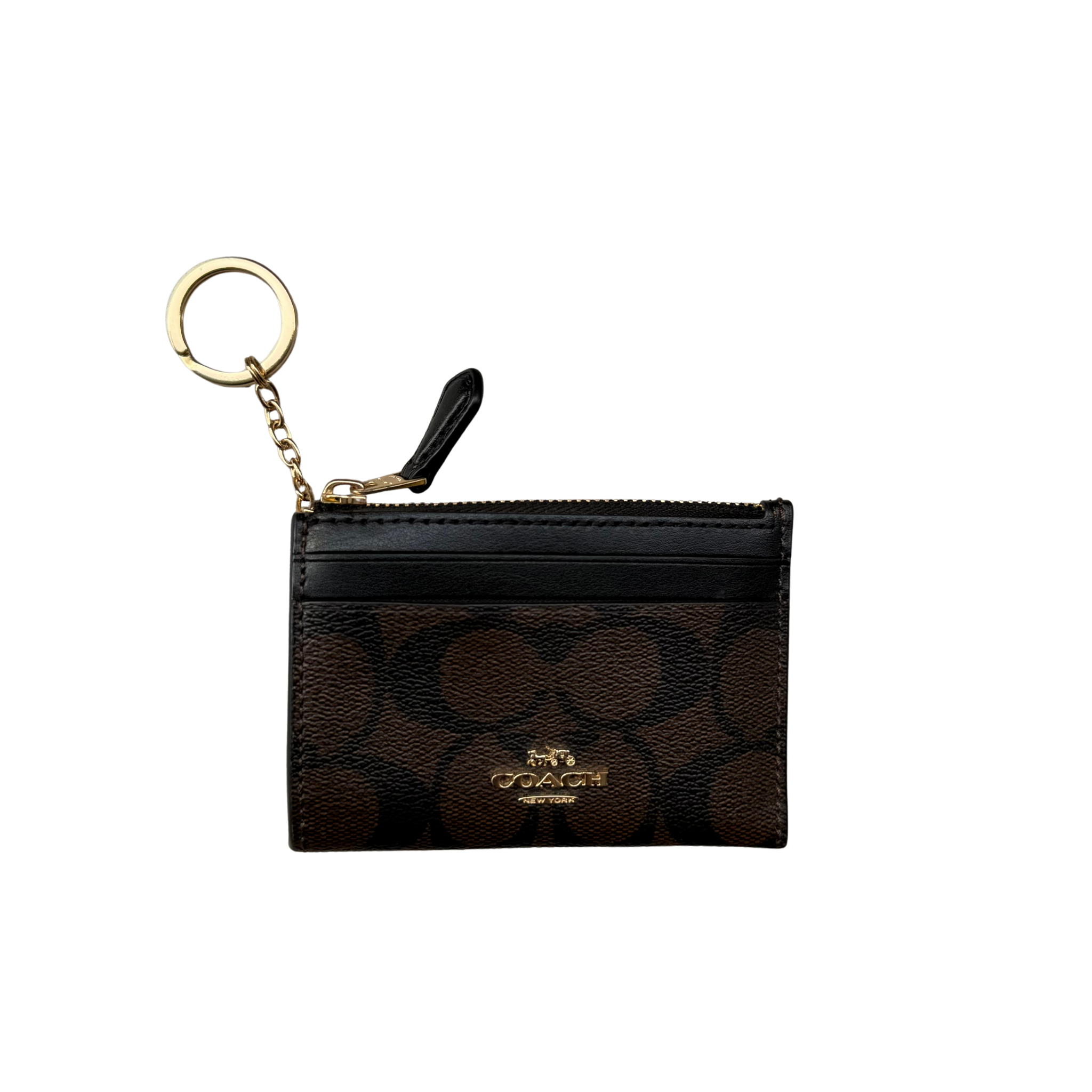 Coach Mini Skinny ID Canvas Cardholder