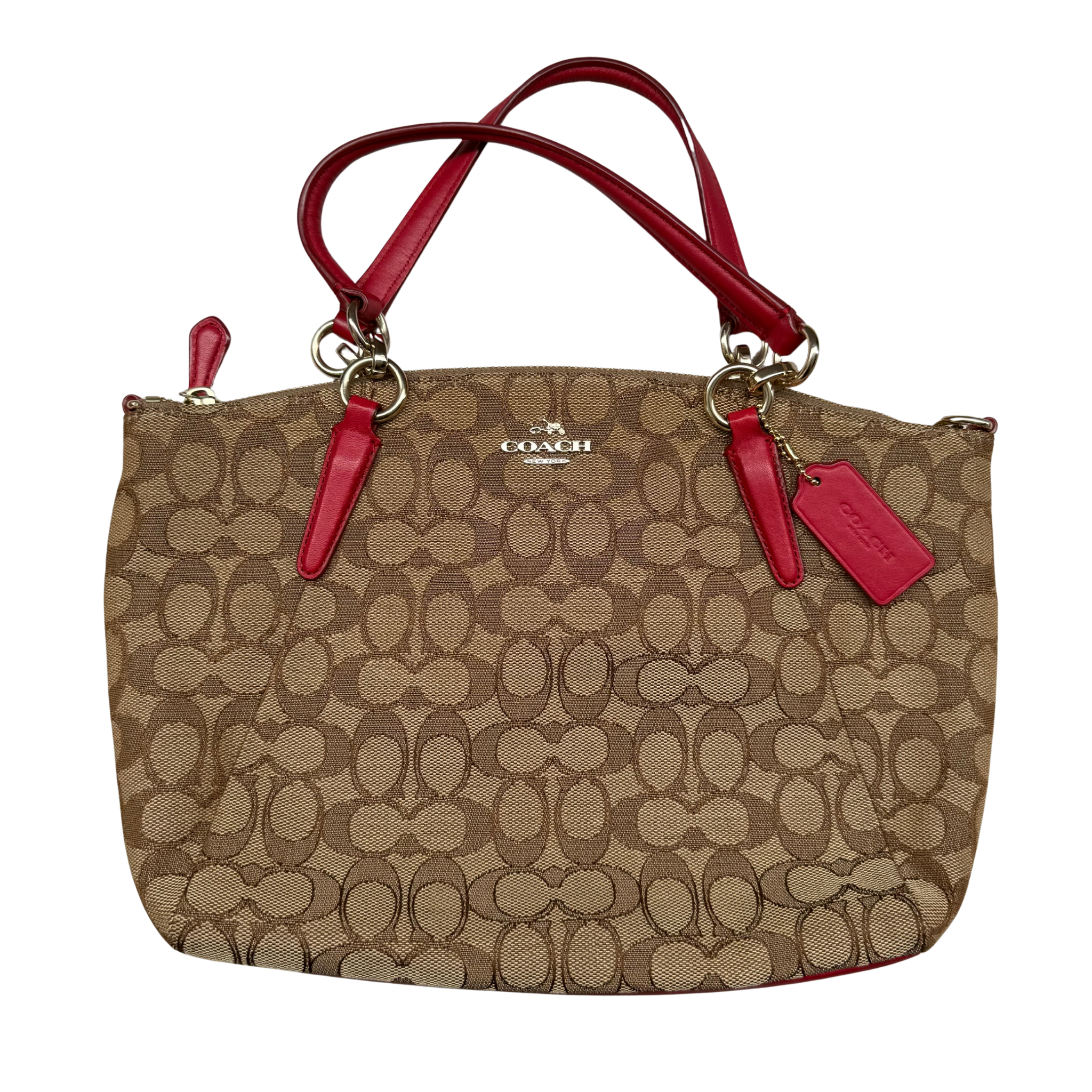 Coach 2Way Kelsey ShoulderBag Beige/Red