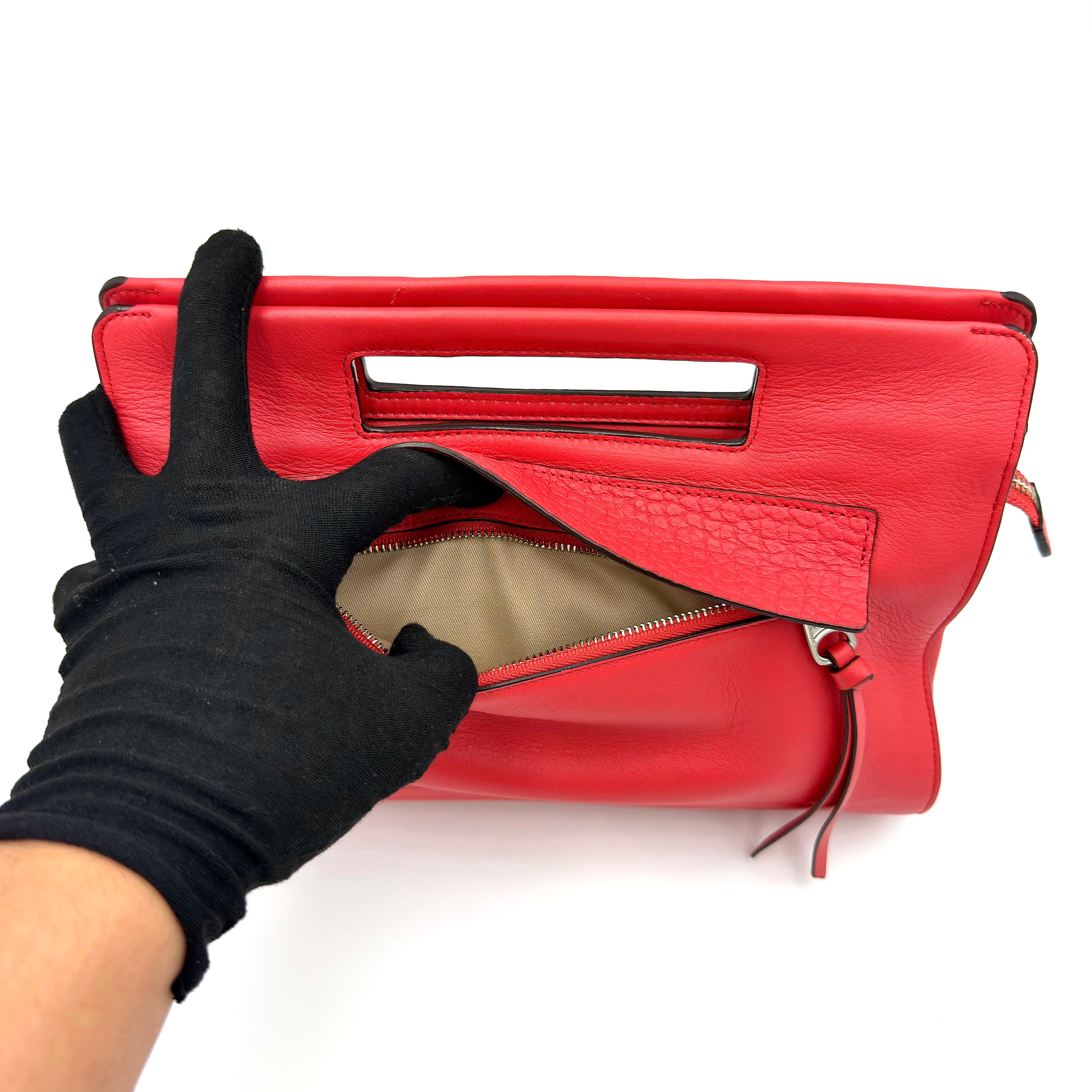 Coach 2Way Bleecker Pocket Clutch Bag Red