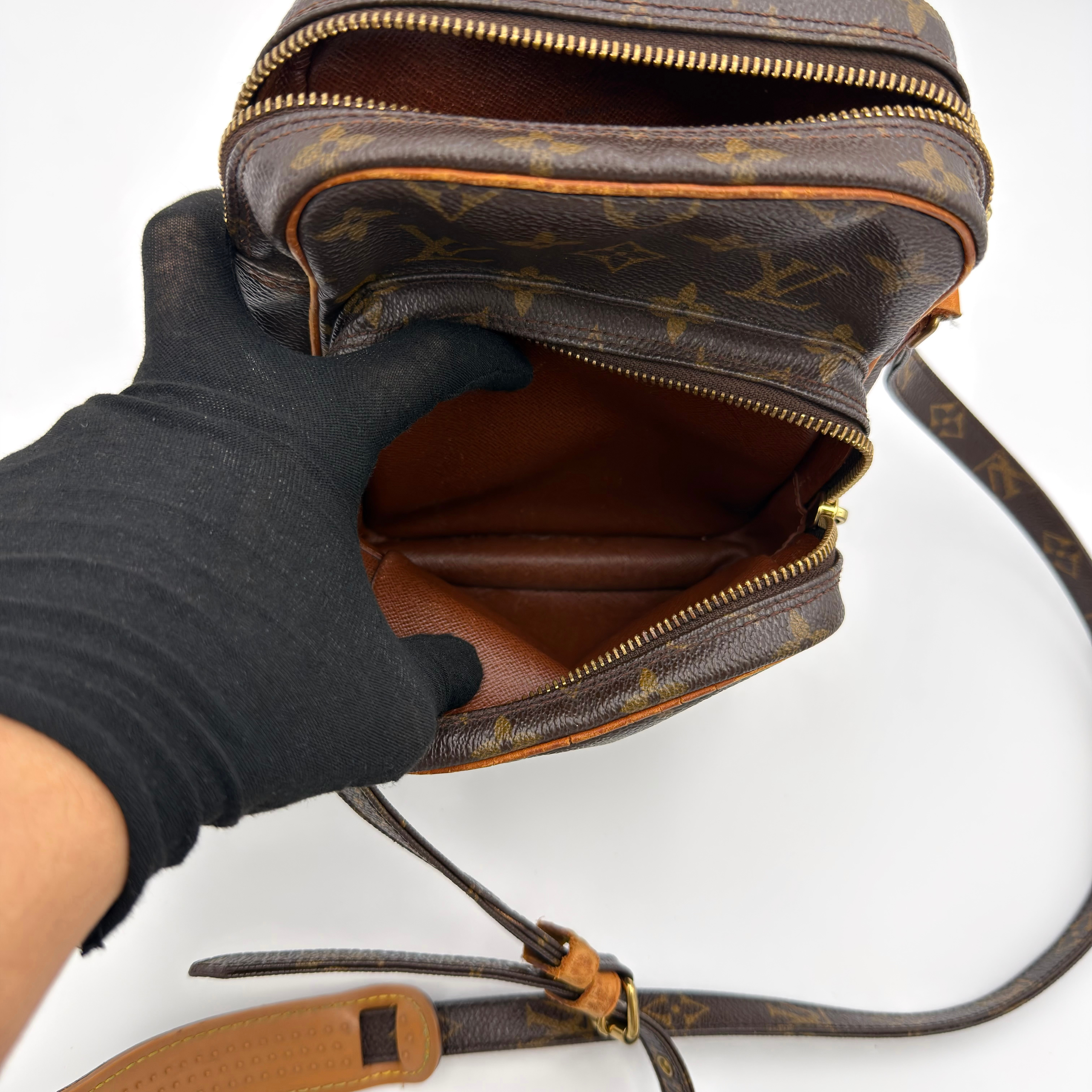 Louis Vuitton Monogram Amazon Crossbody Bag Brown