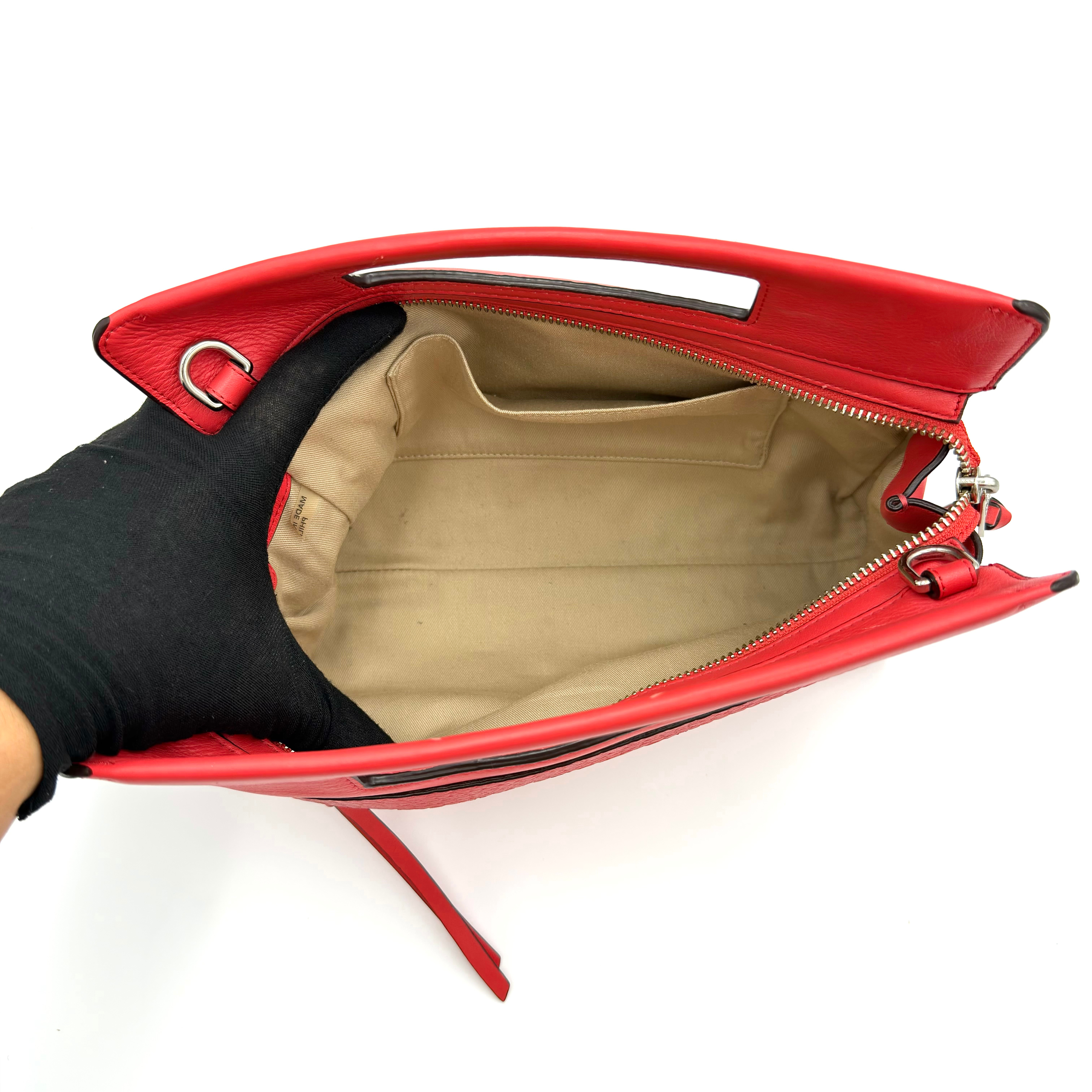 Coach 2Way Bleecker Pocket Clutch Bag Red