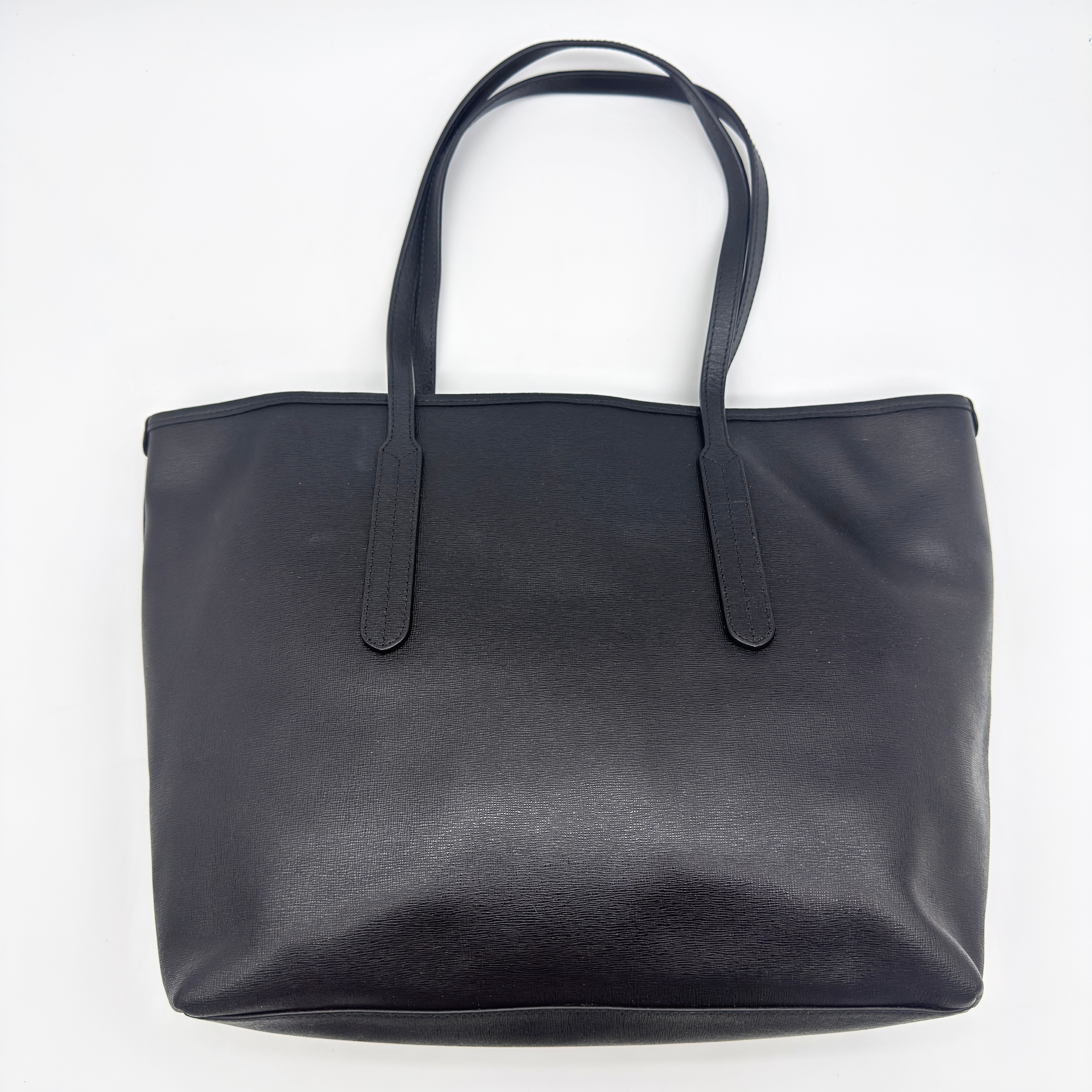 Furla Ariana Leather Tote Bag Black
