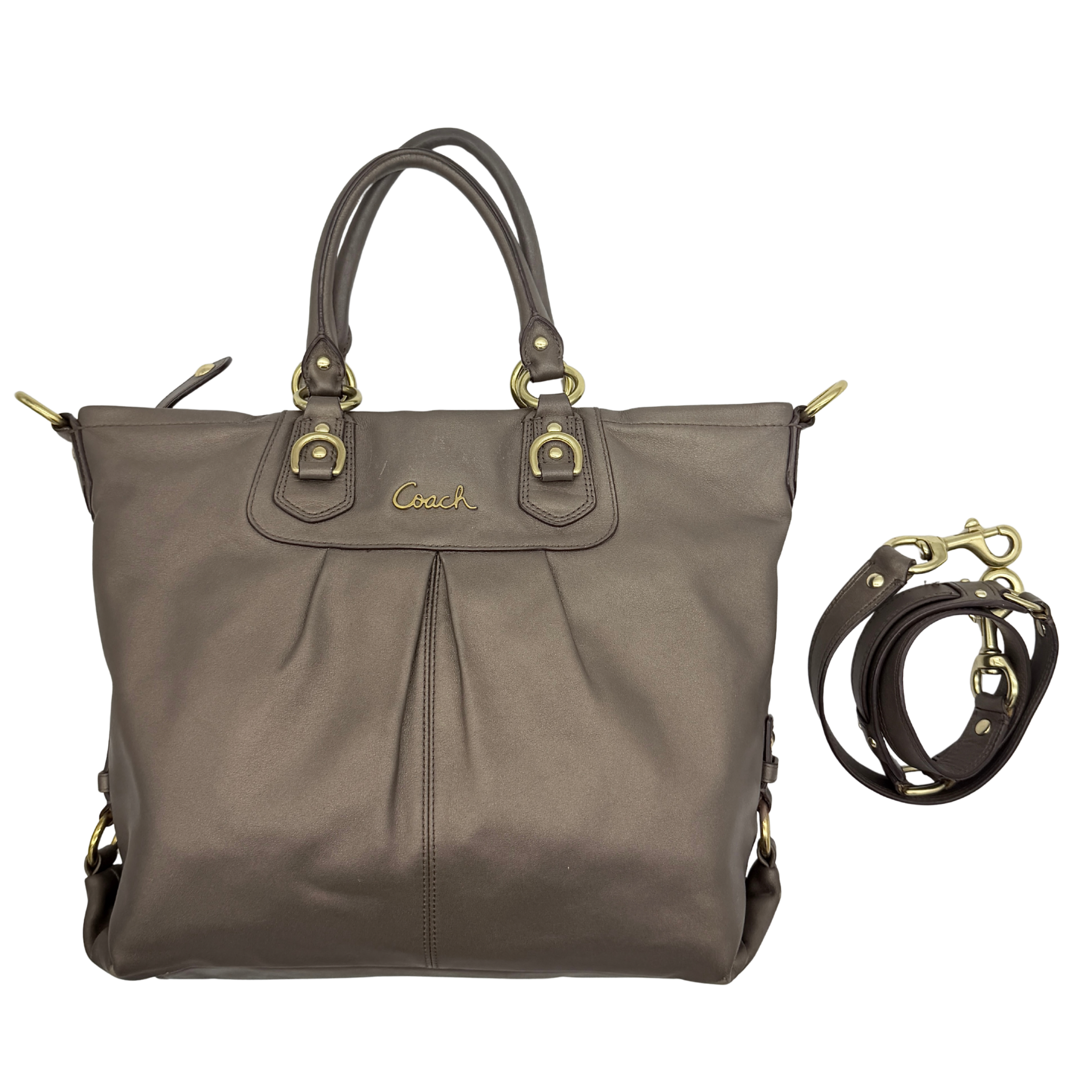 Coach 2Way Ashley Shoulder Bag Grey