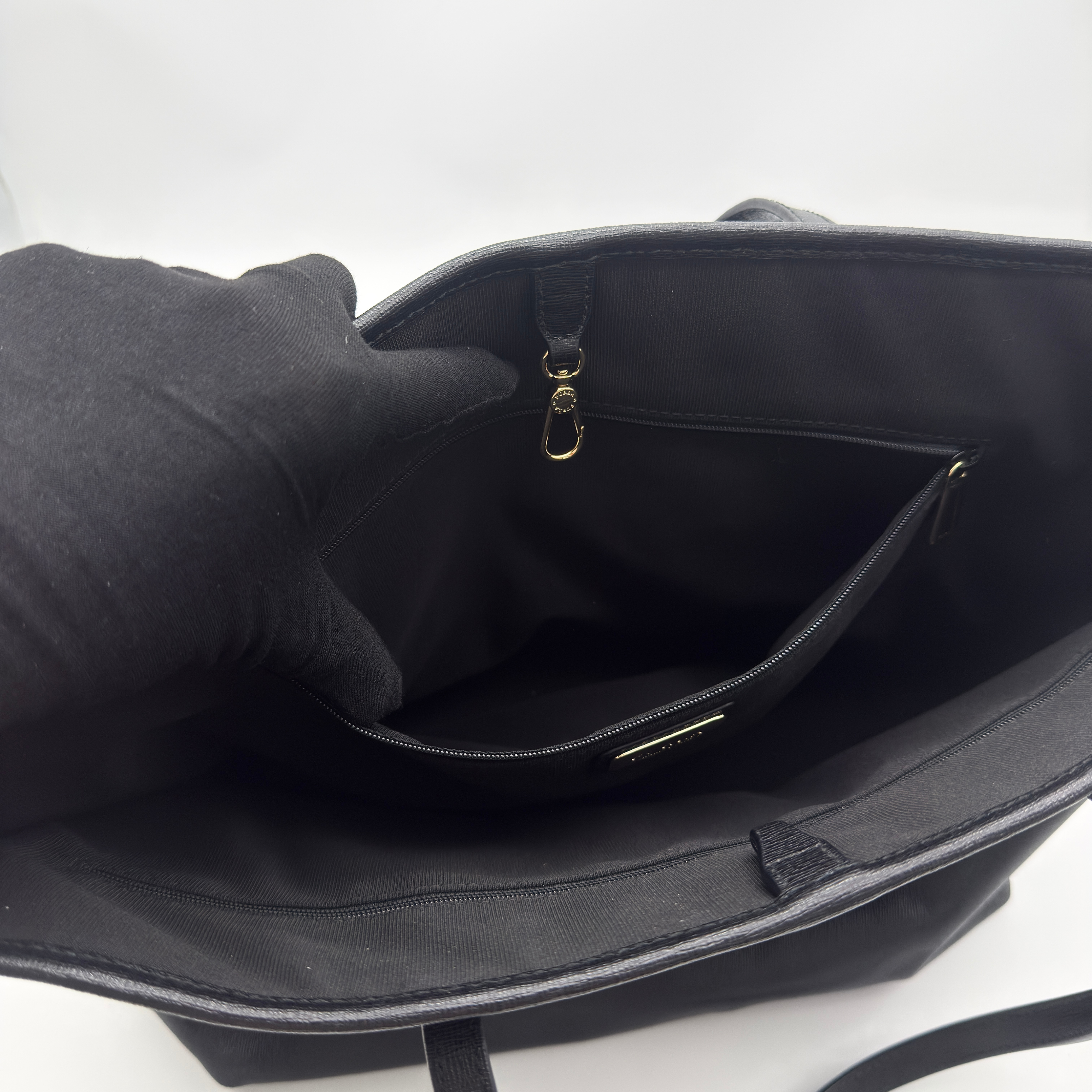 Furla Ariana Leather Tote Bag Black