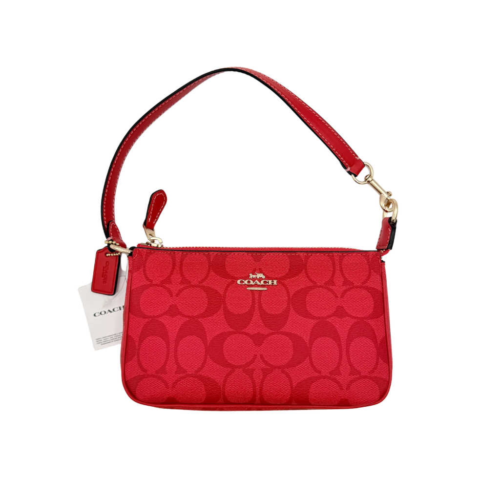 Coach Signature Nolita 19 Shoulder Bag Red