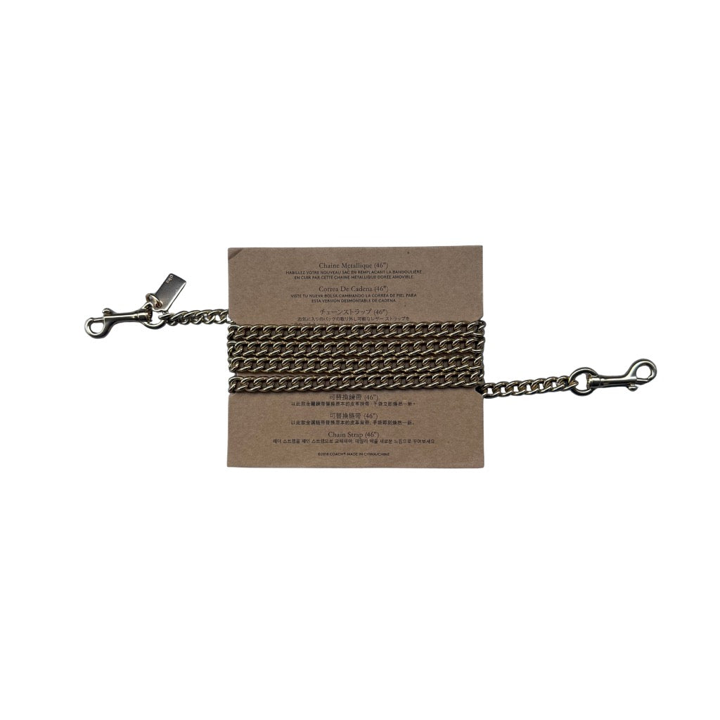 Coach Chain Strap Gold