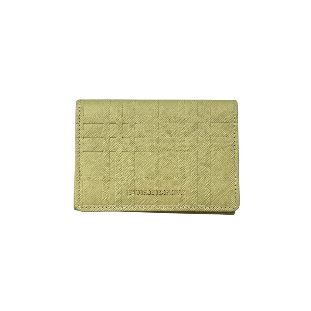 Burberry Nova Check Cardholder Yellow