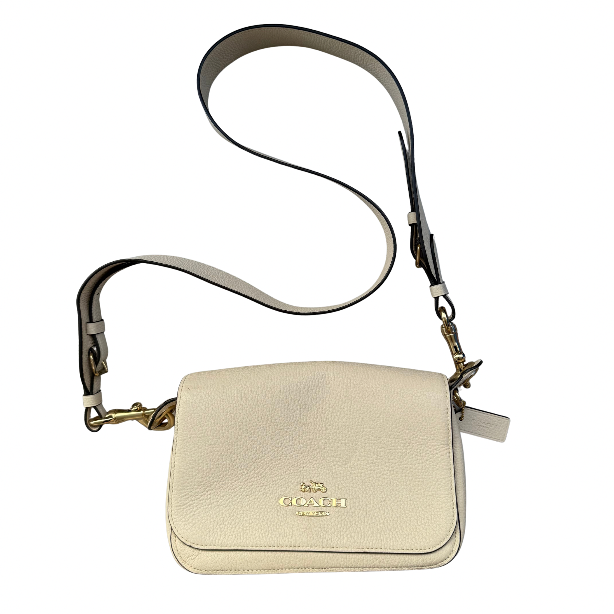 Coach Small Jes Messenger Crossbody Bag White