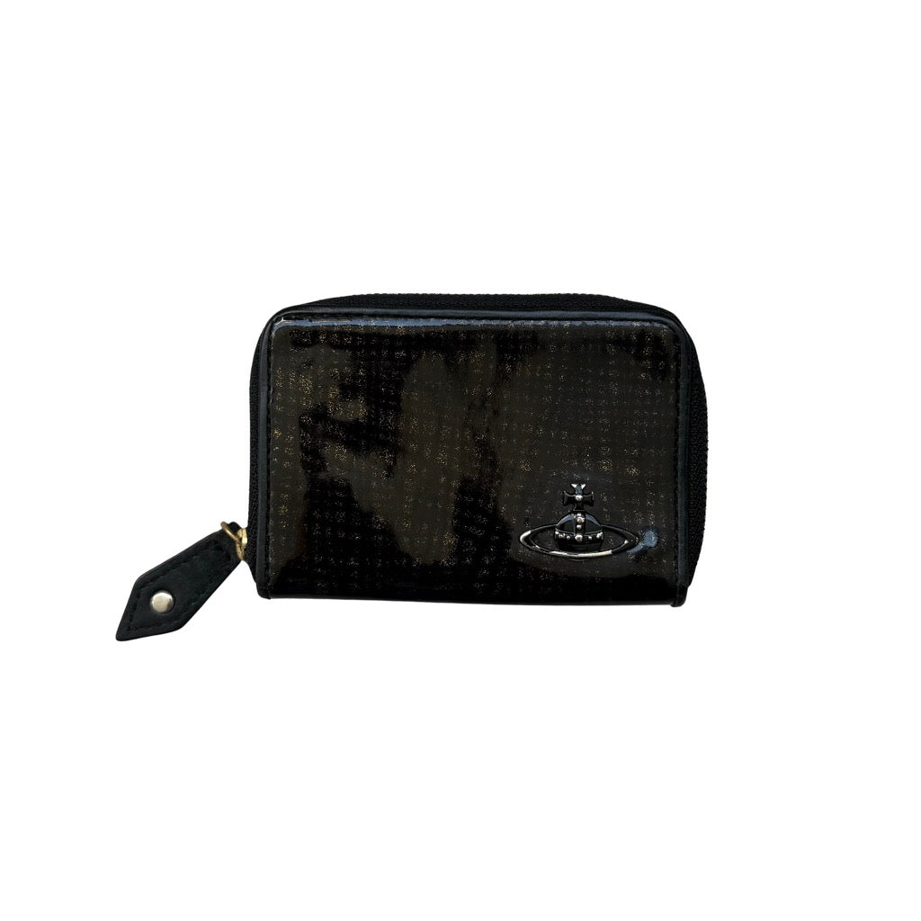 Vivienne Westwood Orb Enamel Cardholder / Key Case Black