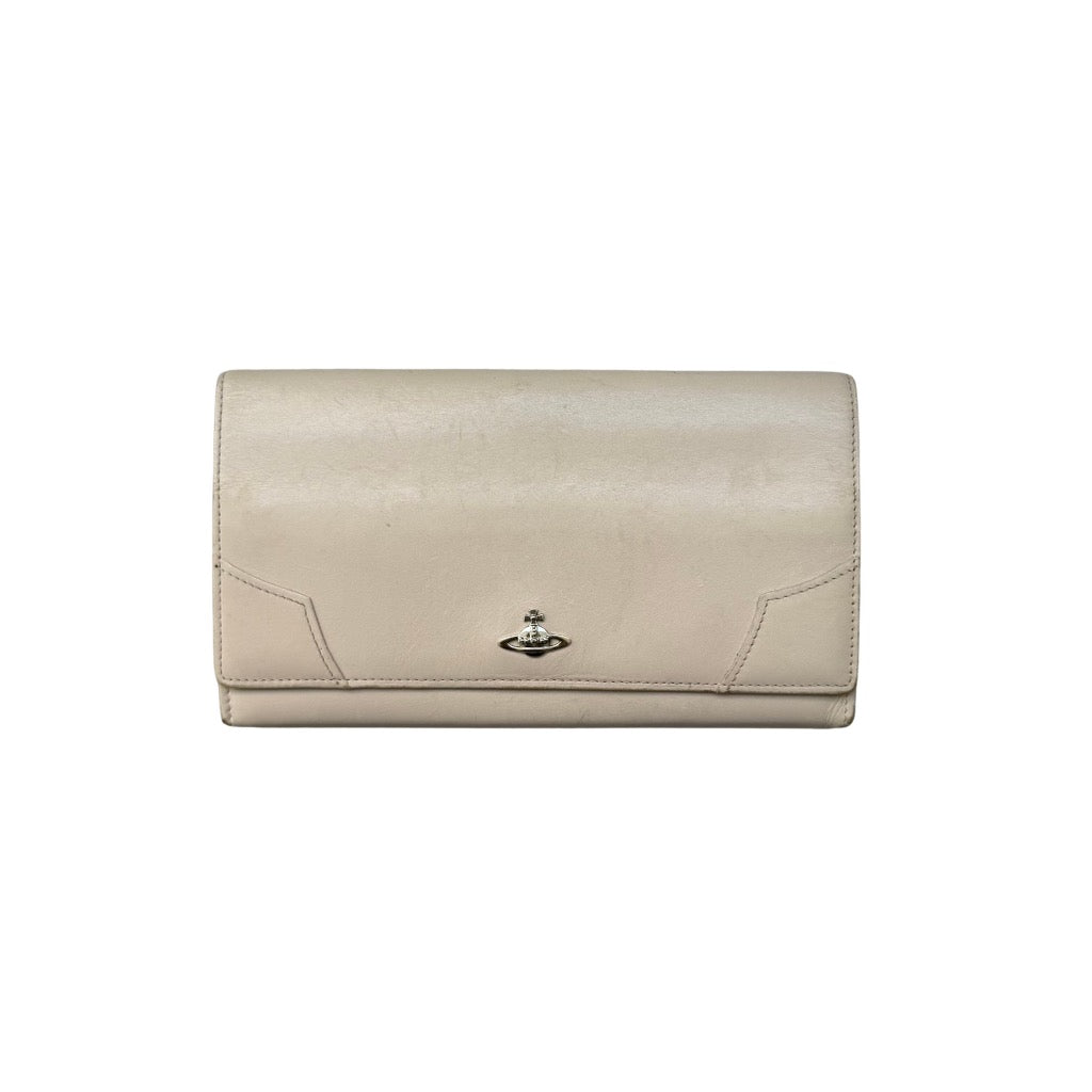 Vivienne Westwood Orb Long Wallet Cream