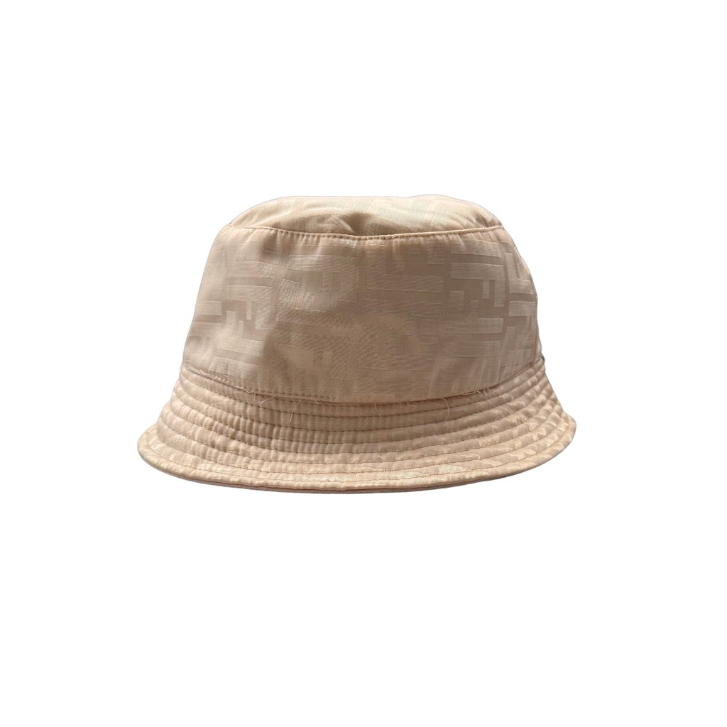 Fendi Zucca Pattern Bucket Hat Cream