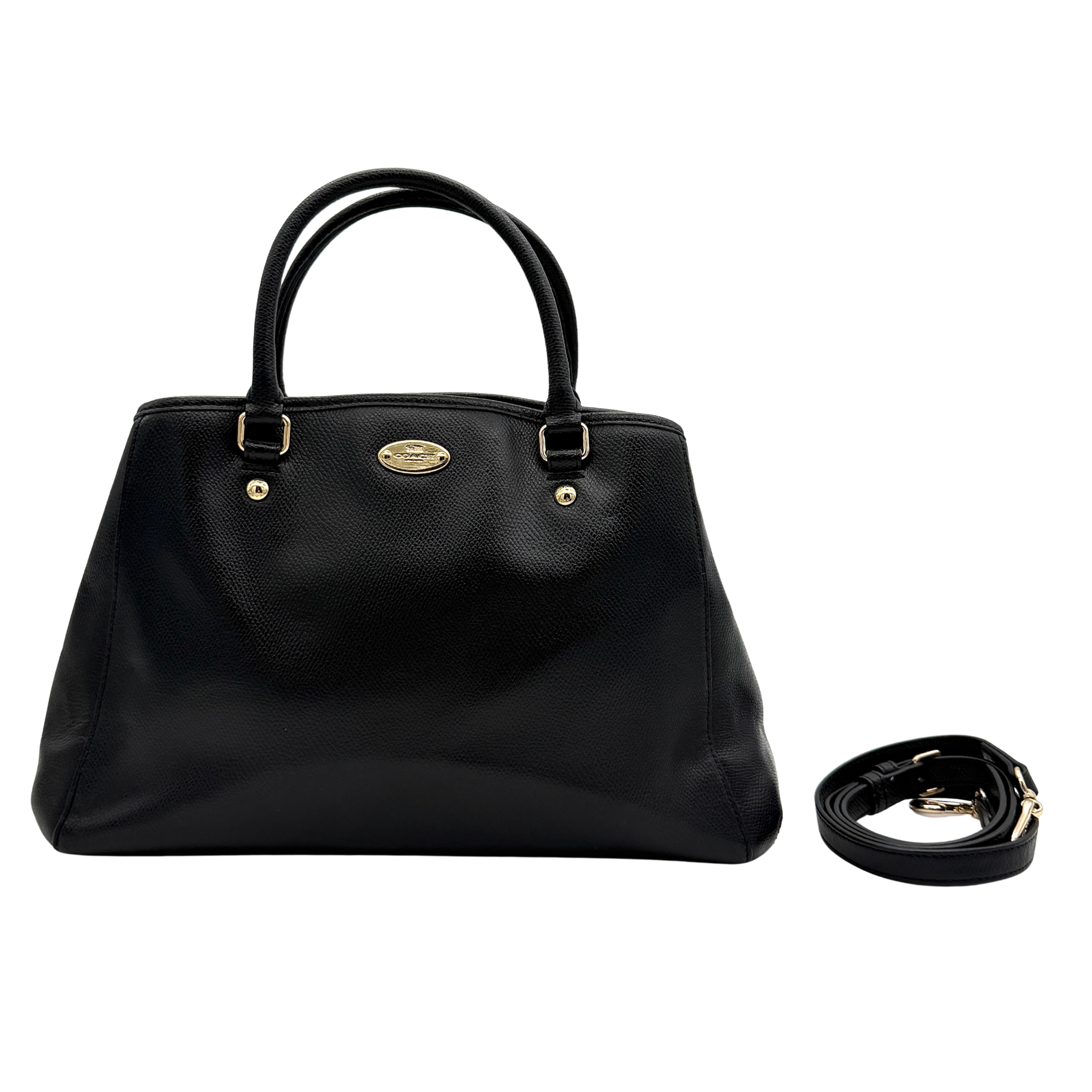 Coach 2Way Margot Carryall Handbag Black
