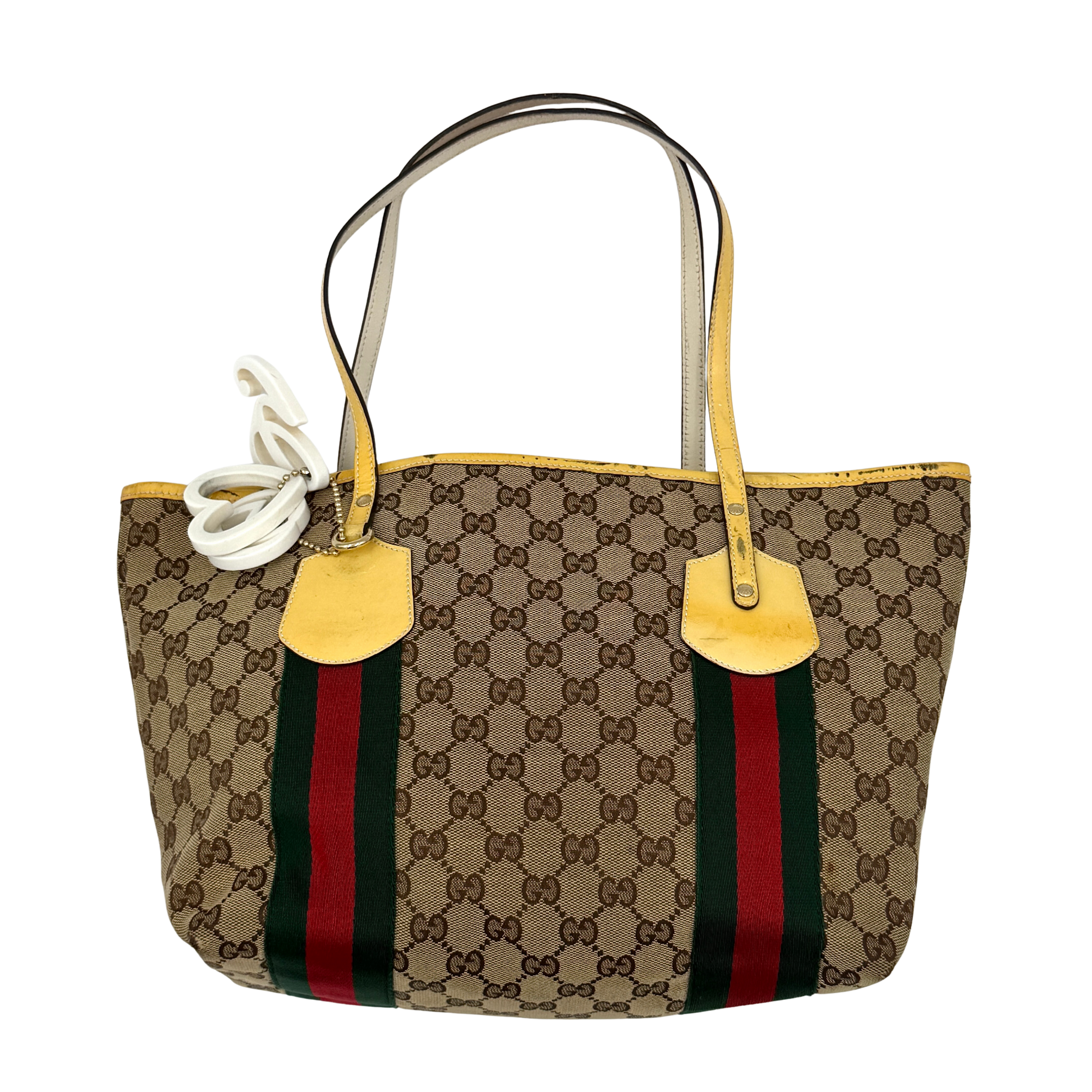 Gucci GG Monogram Jolie Shoulder Bag Beige/Yellow