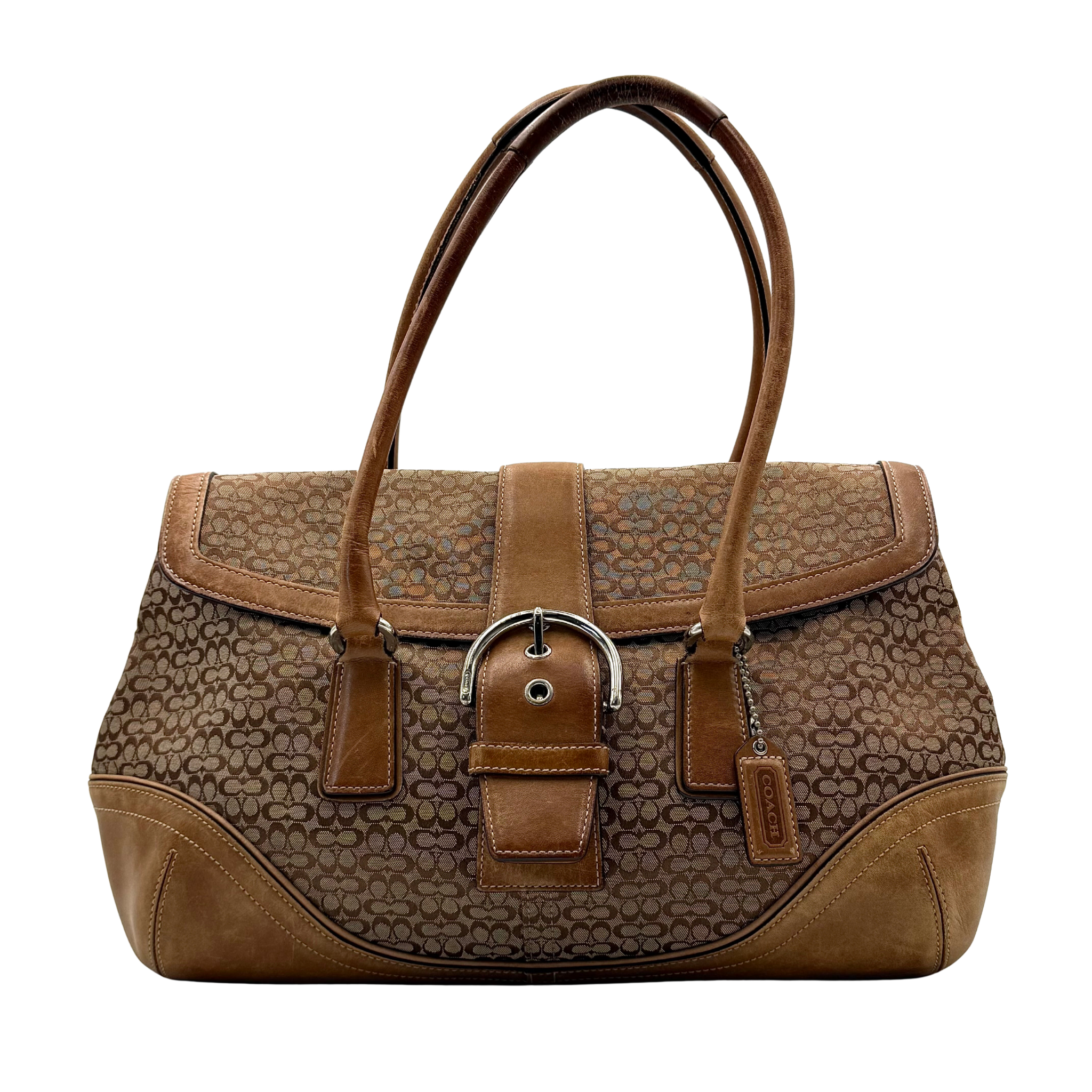 Coach Y2K Signature Soho Shoulder Bag Beige/Tan