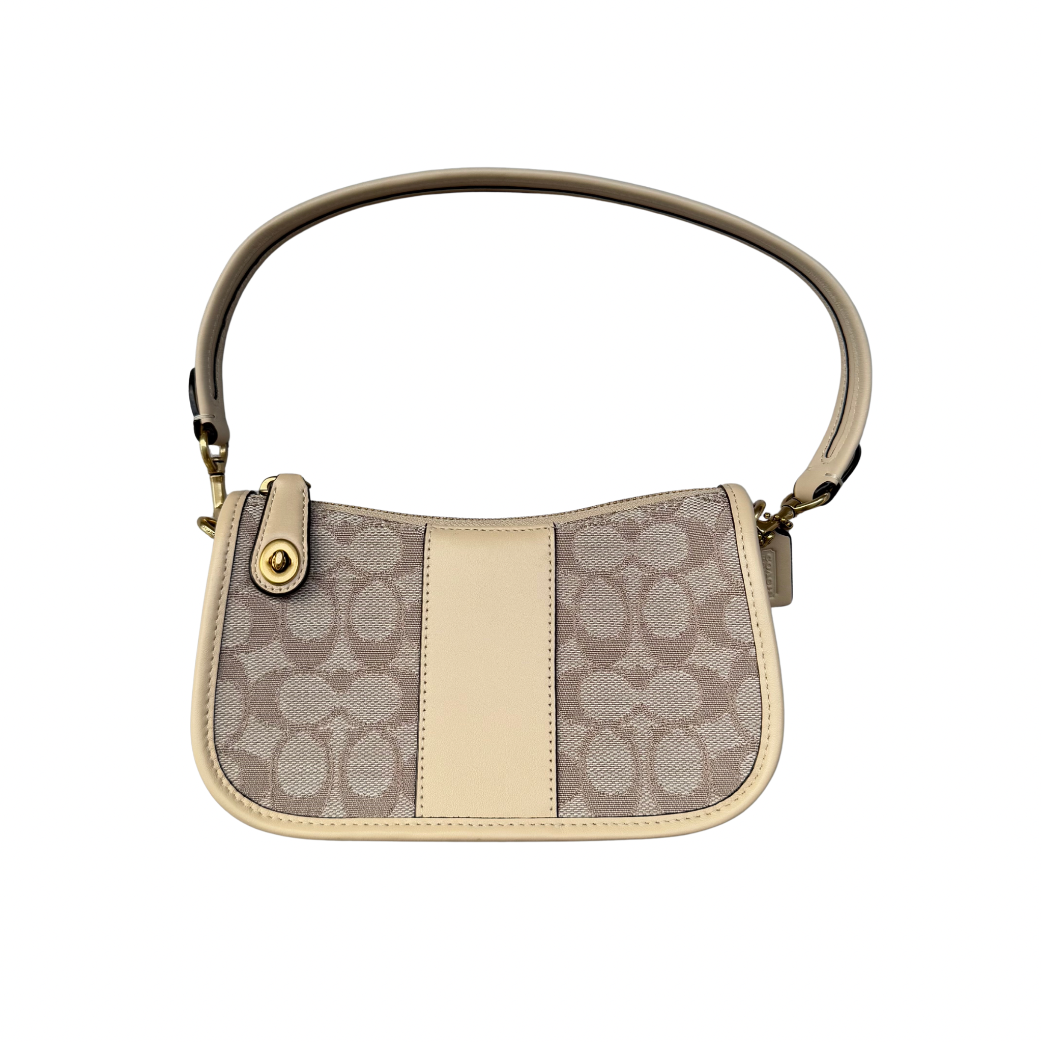 Coach Signature Swinger 20 Shoulder Bag Cream