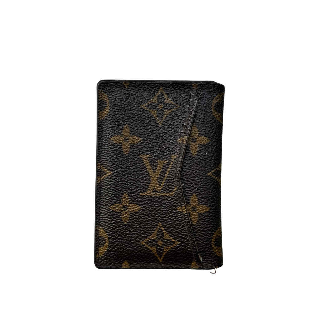 Louis Vuitton Monogram Pocket Organizer Cardholder Brown