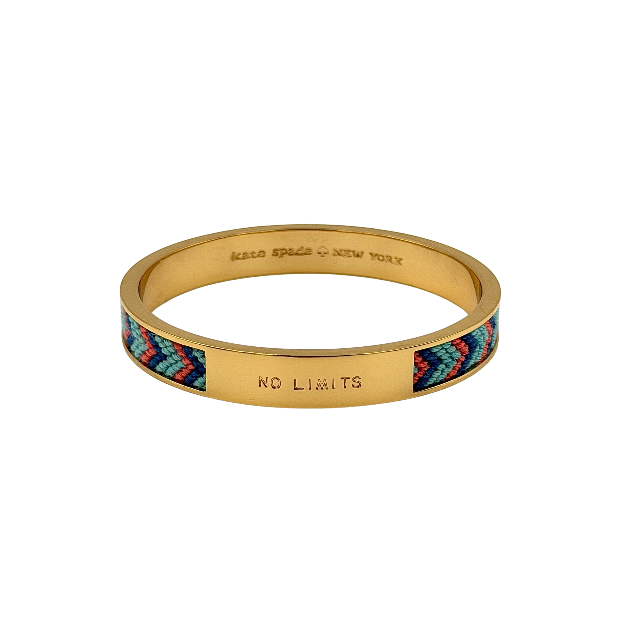 Kate Spade No Limits Knitted Bangle Bracelet Gold