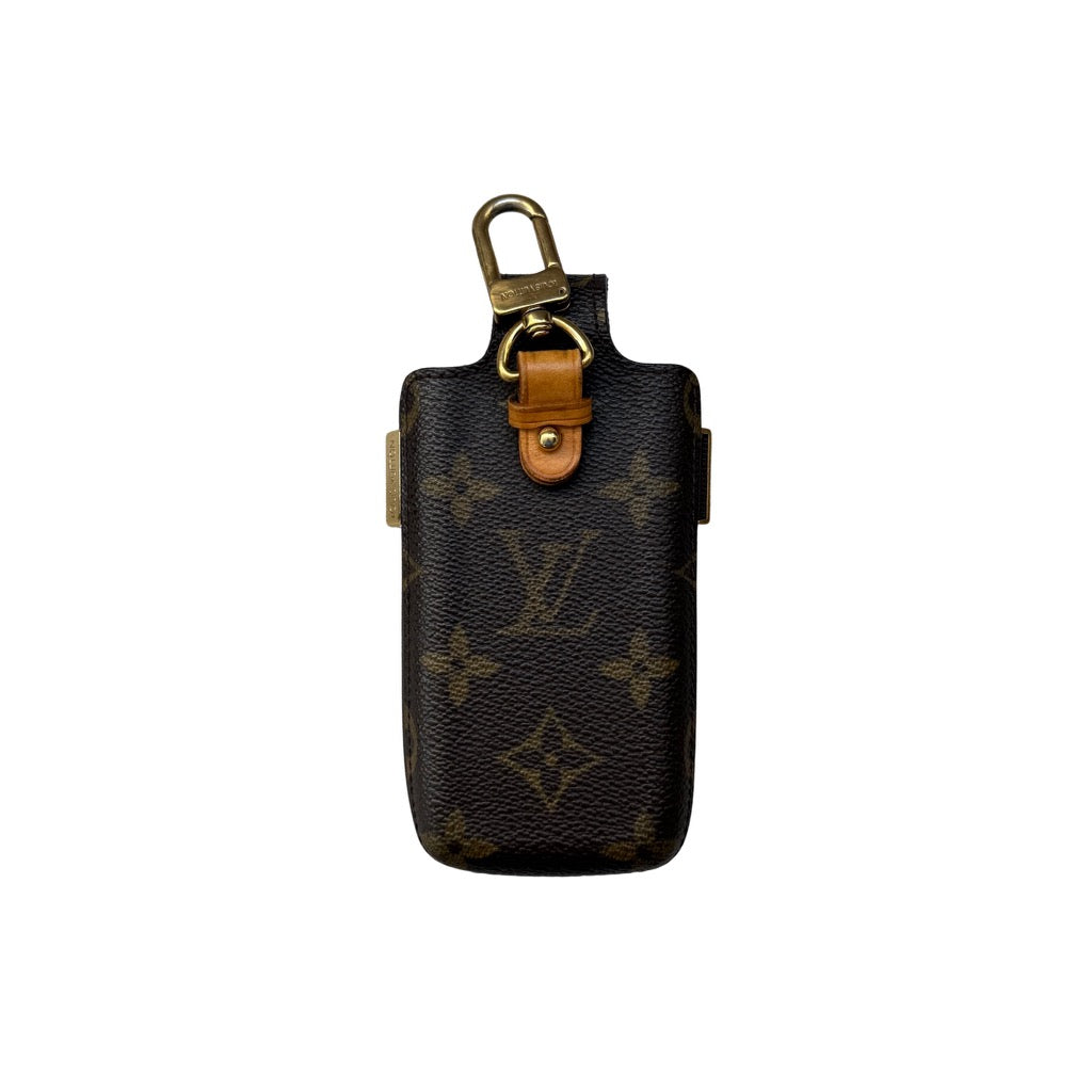 Louis Vuitton Monogram Etui Accessory Case Brown