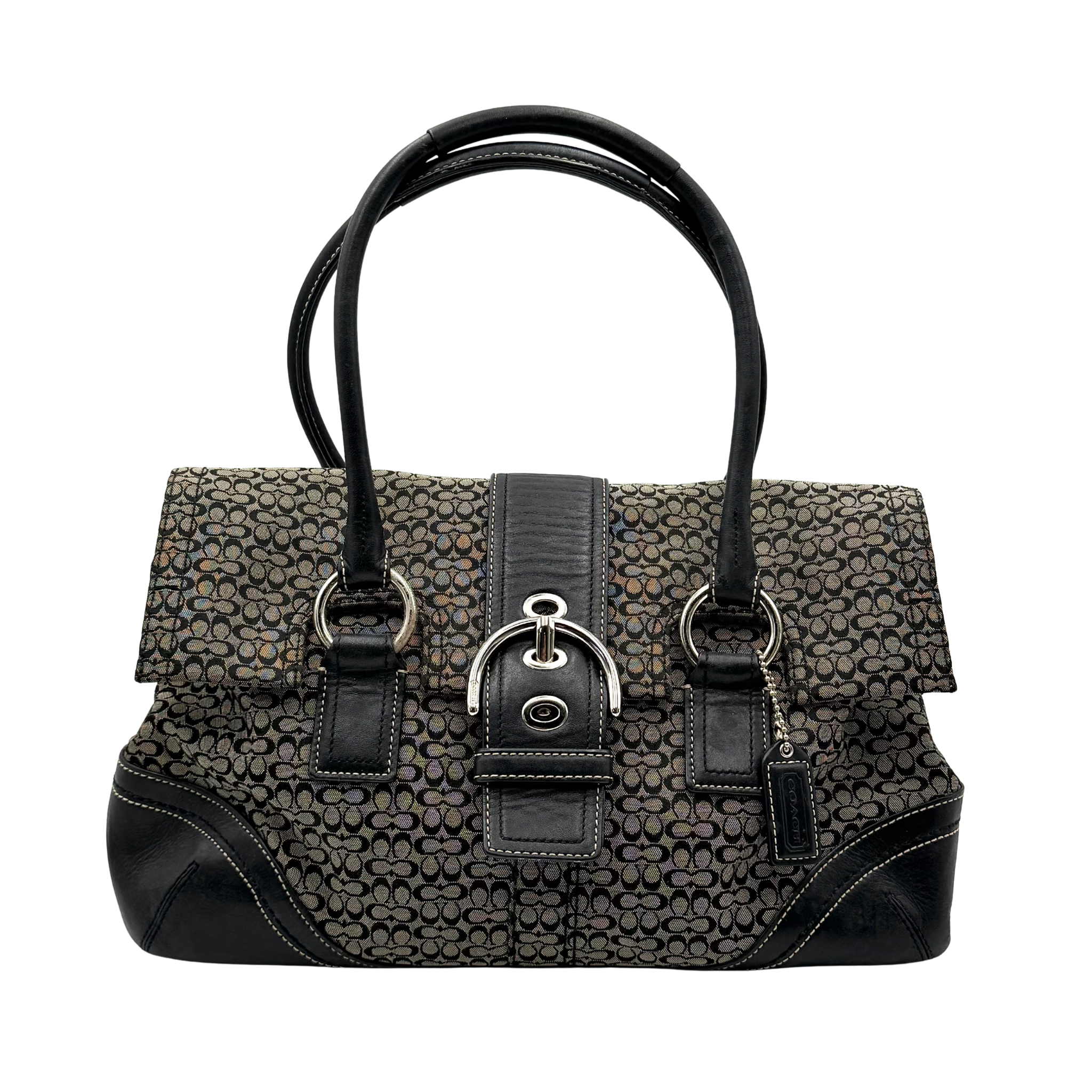 Coach Y2K Signature Soho Shoulder Bag Grey/Black
