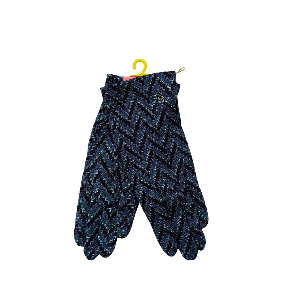 Vivienne Westwood Orb Embroidered Gloves Multicolor