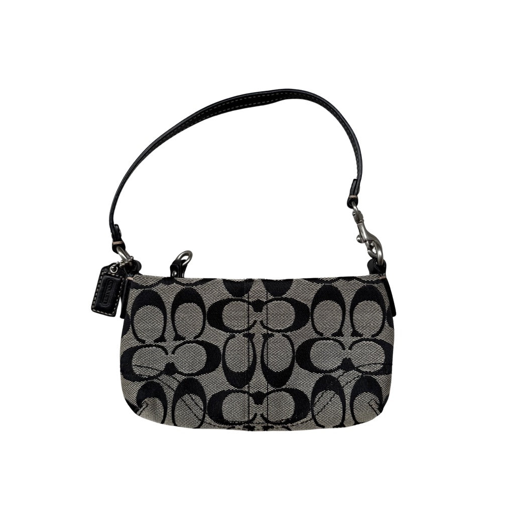 Coach Signature Canvas Mini Bag Black/Grey