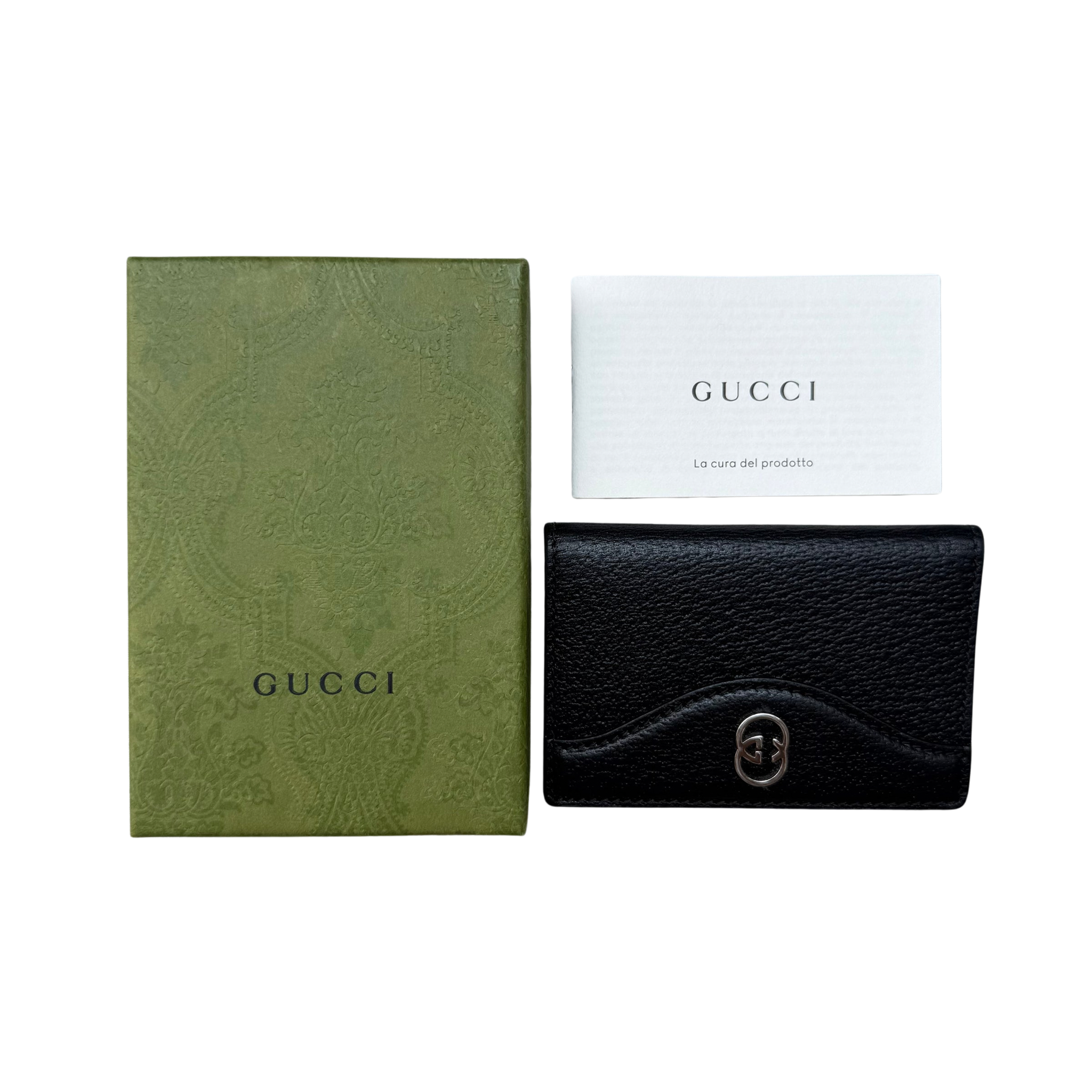 Gucci Interlocking G Cardholder Black