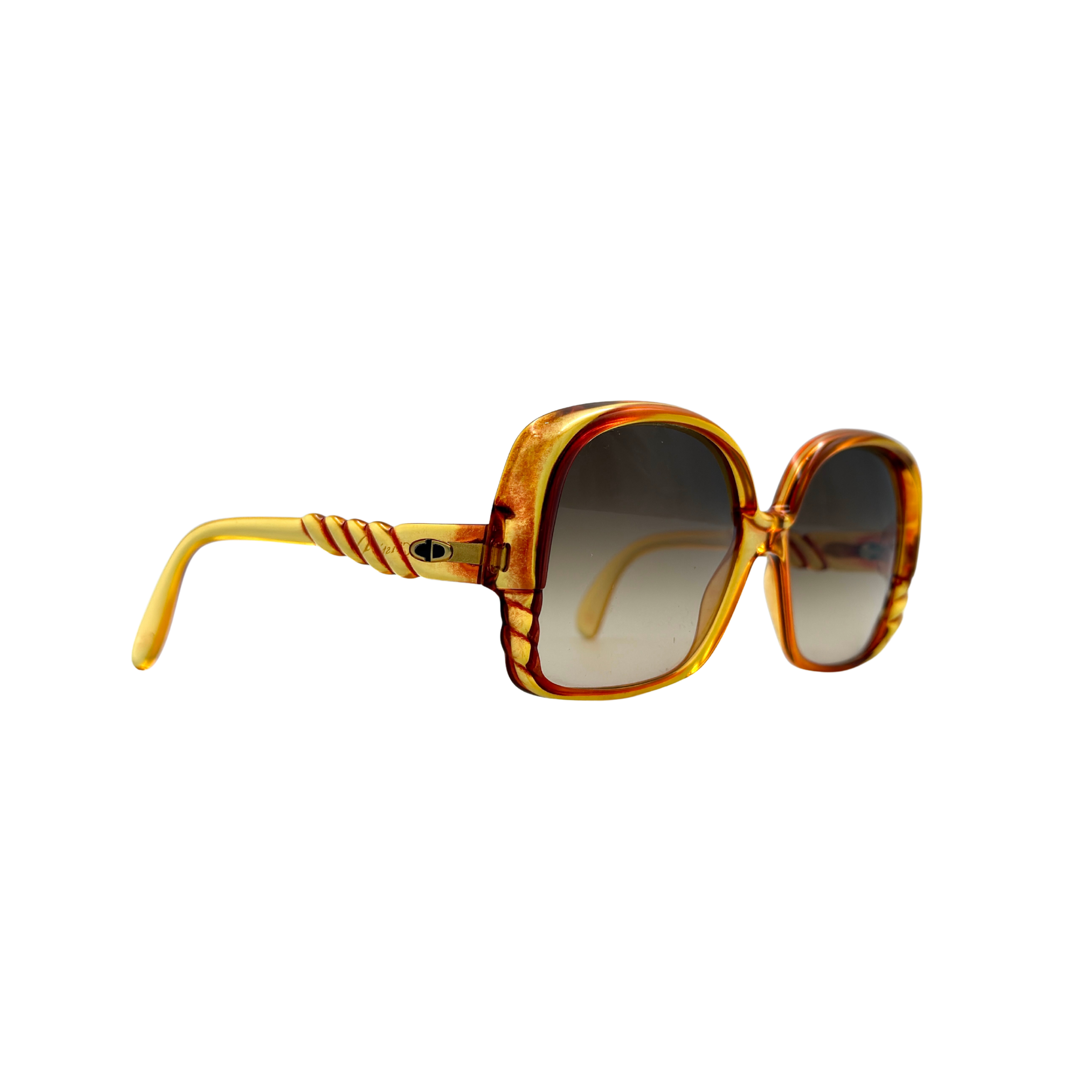 Dior 206430 Oversized Sunglasses Brown