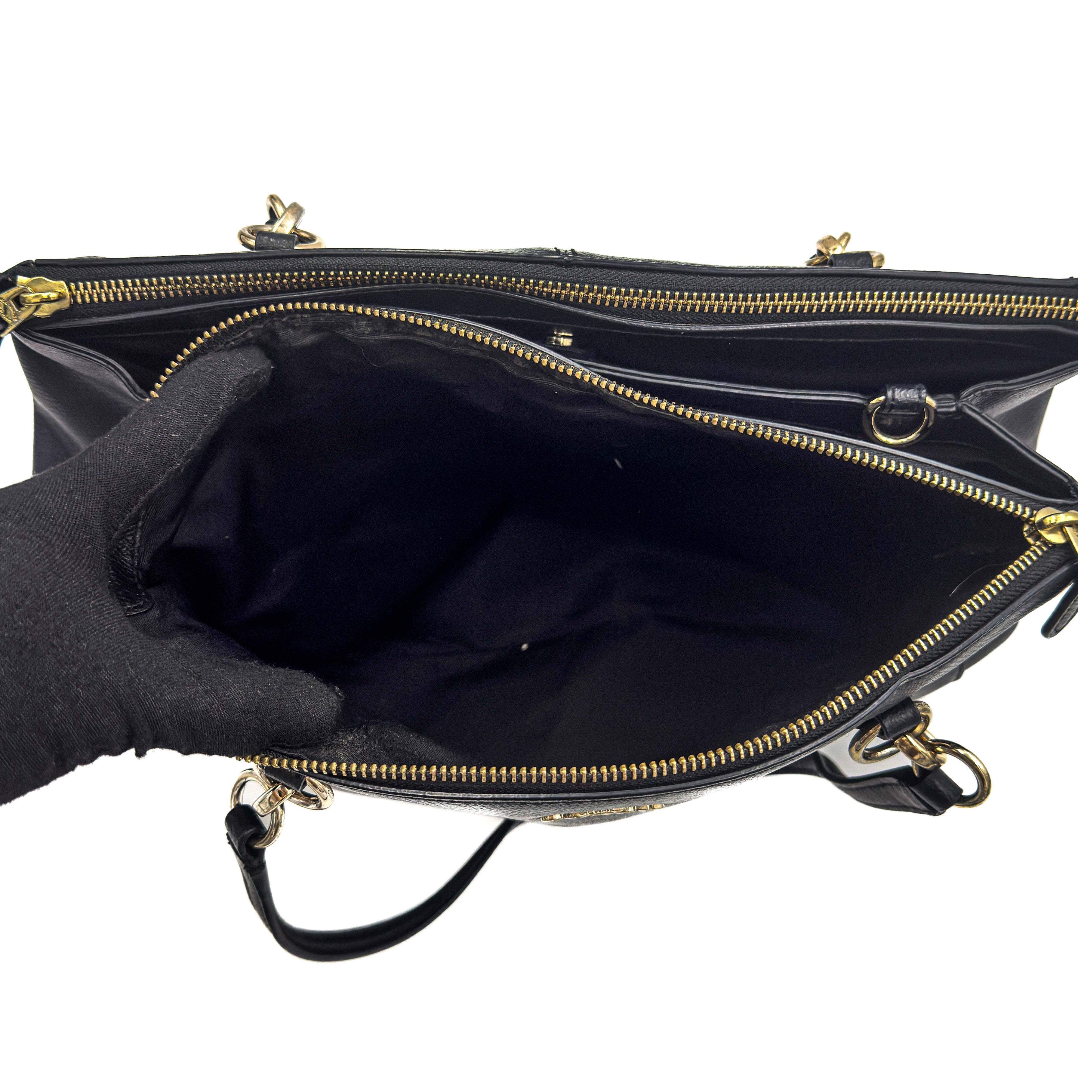 Coach 2Way Christie Carryall Handbag Black