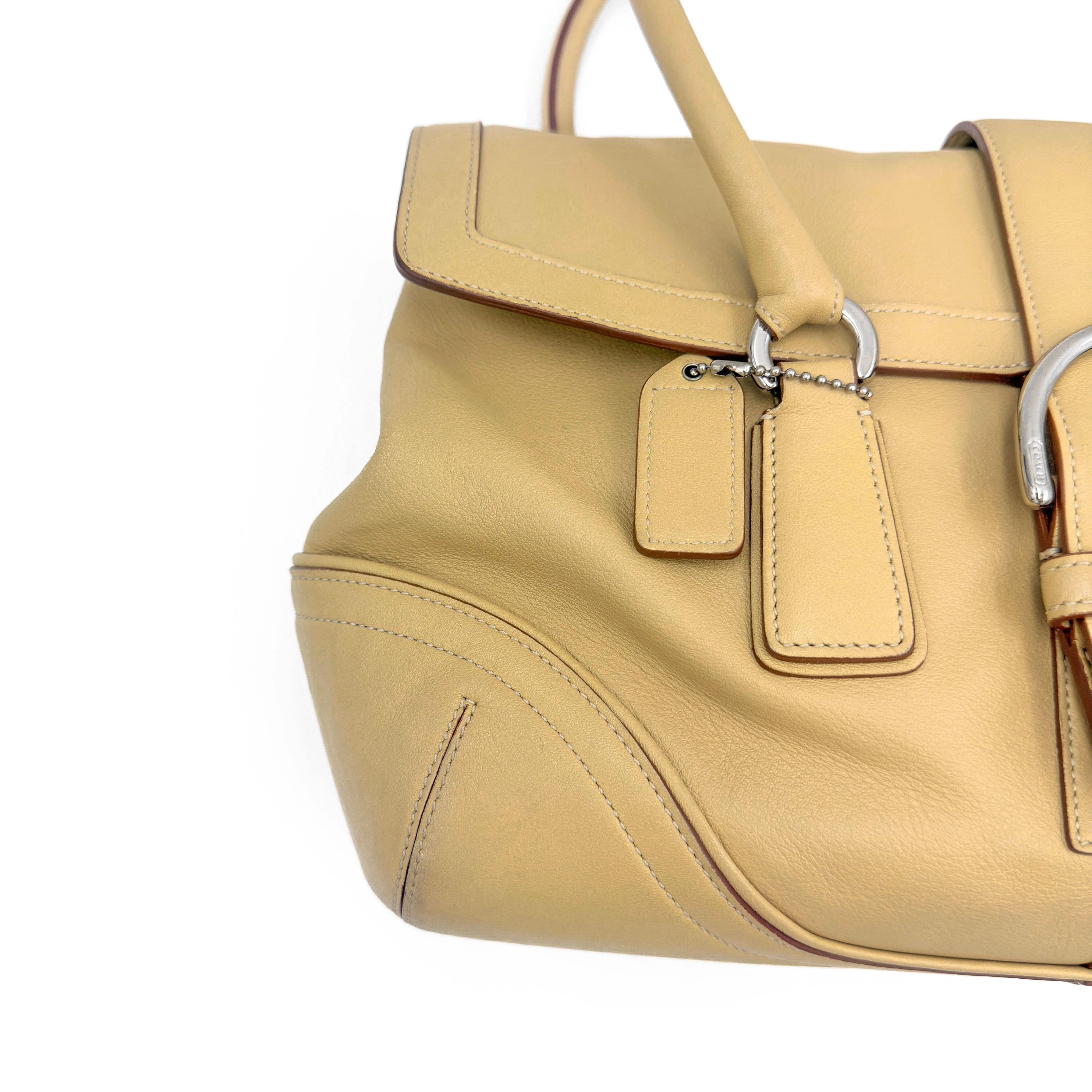 Coach Y2K Signature Soho Shoulder Bag Light Tan