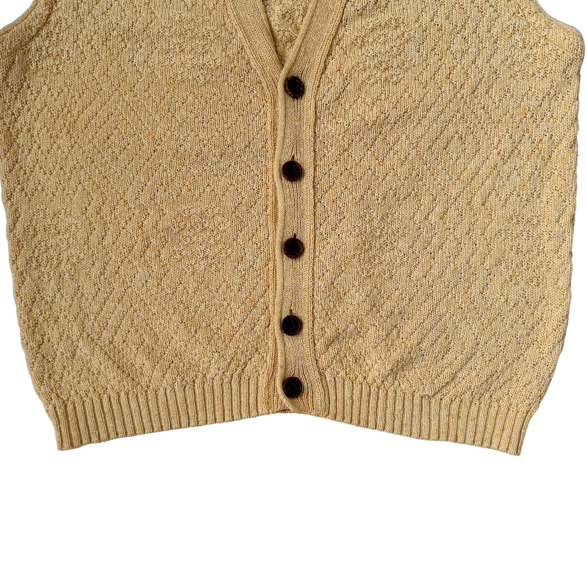 (M) Givenchy Knit Sweater Vest Yellow