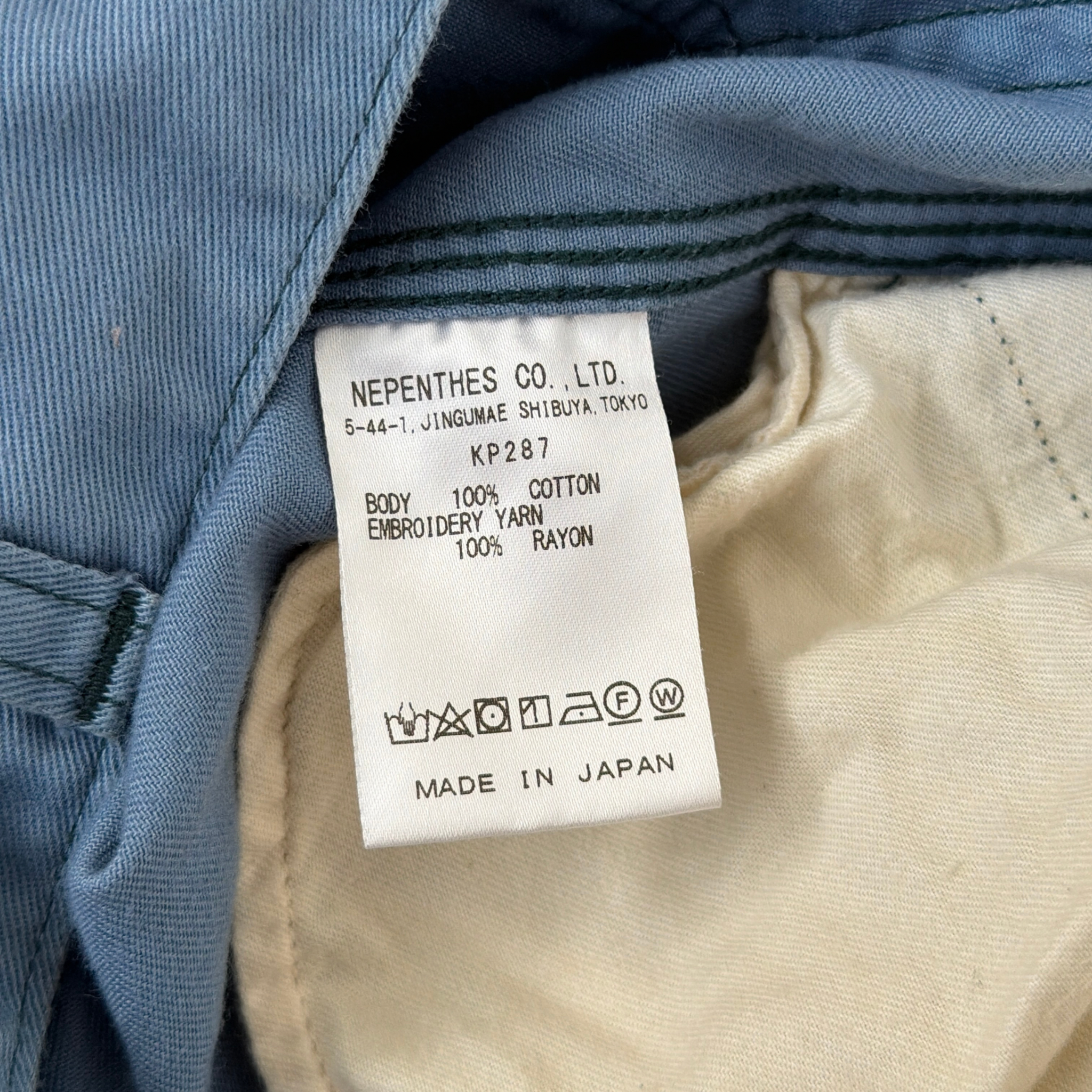 (M) Needles x Smith's Cotton Twill Painter Pant Dust Blue