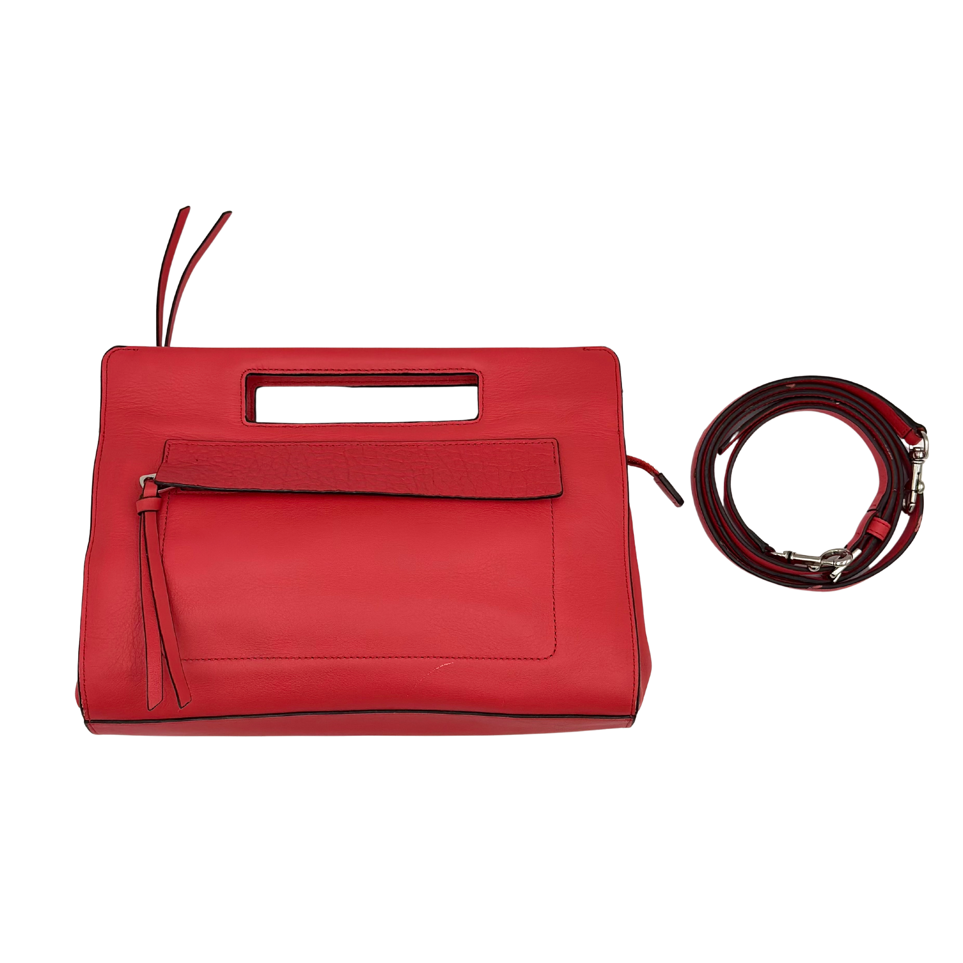 Coach 2Way Bleecker Pocket Clutch Bag Red