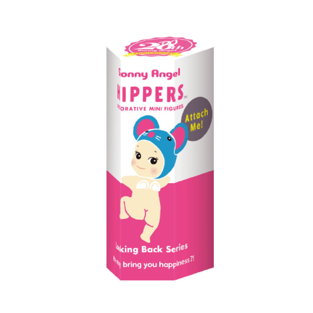 Sonny Angel collectible figure from Hippers Looking Back Series, featuring a charming mini angel design with themed headgear.