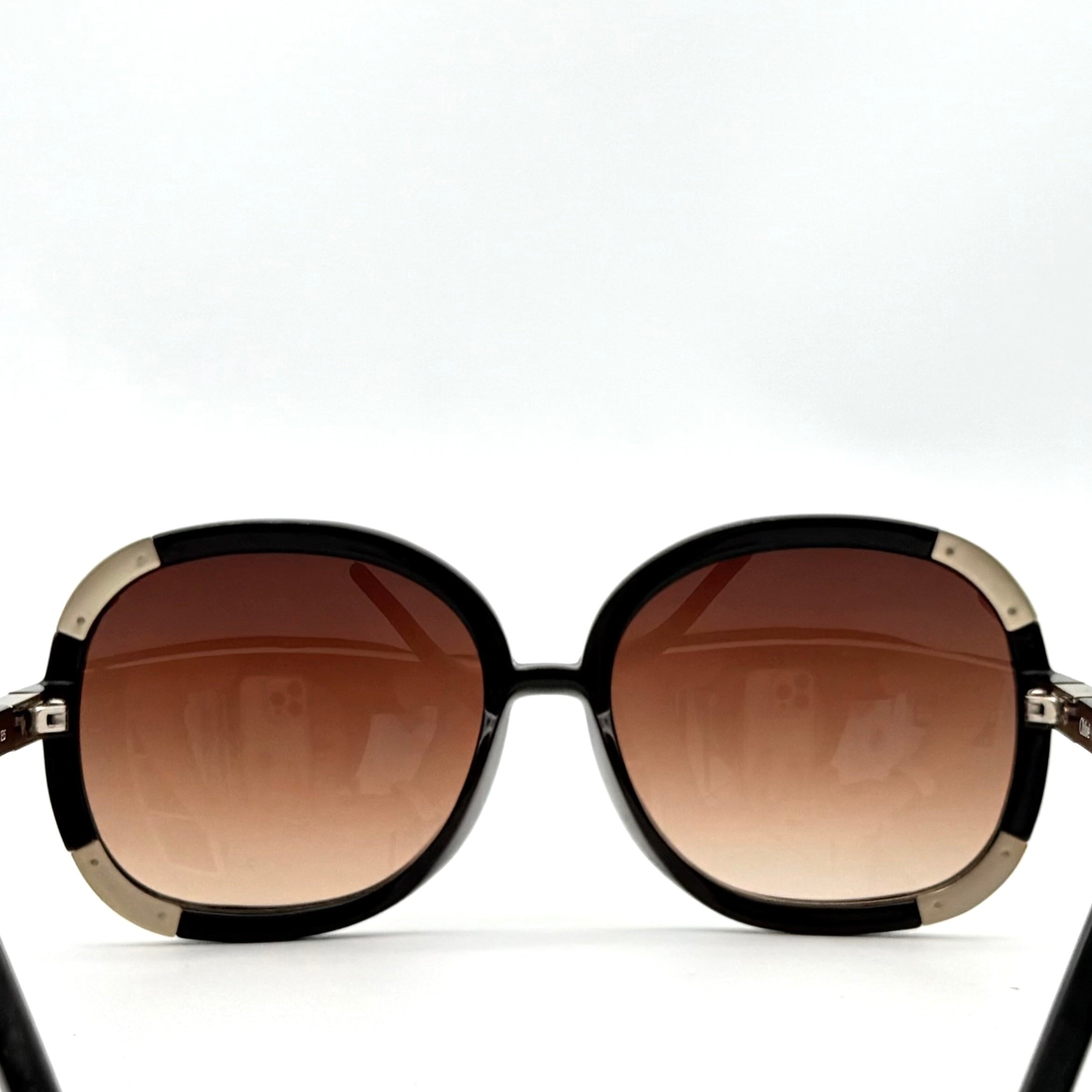 Chloe CL2119 Brown Gradient Sunglasses Gold/Black