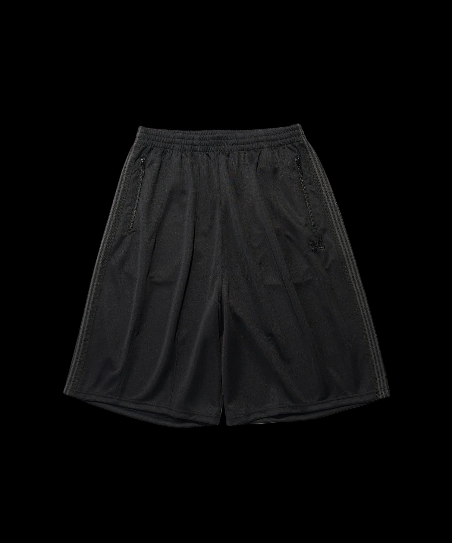 Needles H.D. Poly Mesh Track Shorts Black