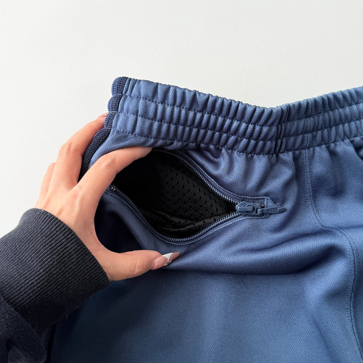(S) Needles Poly Smooth Track Pants Blue